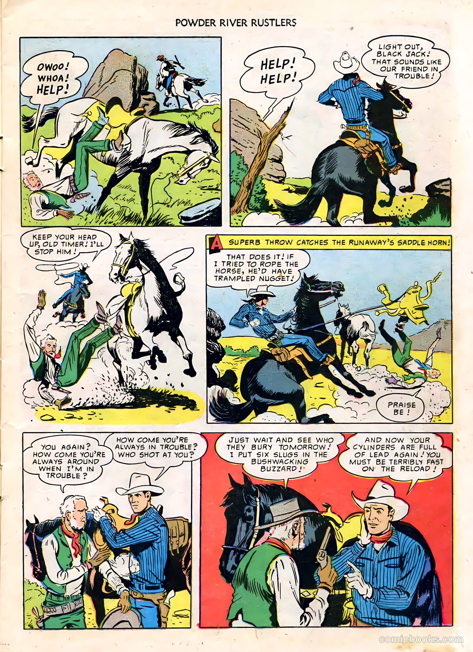 Powder River Rustlers #1 (1950) — page 11 of 35