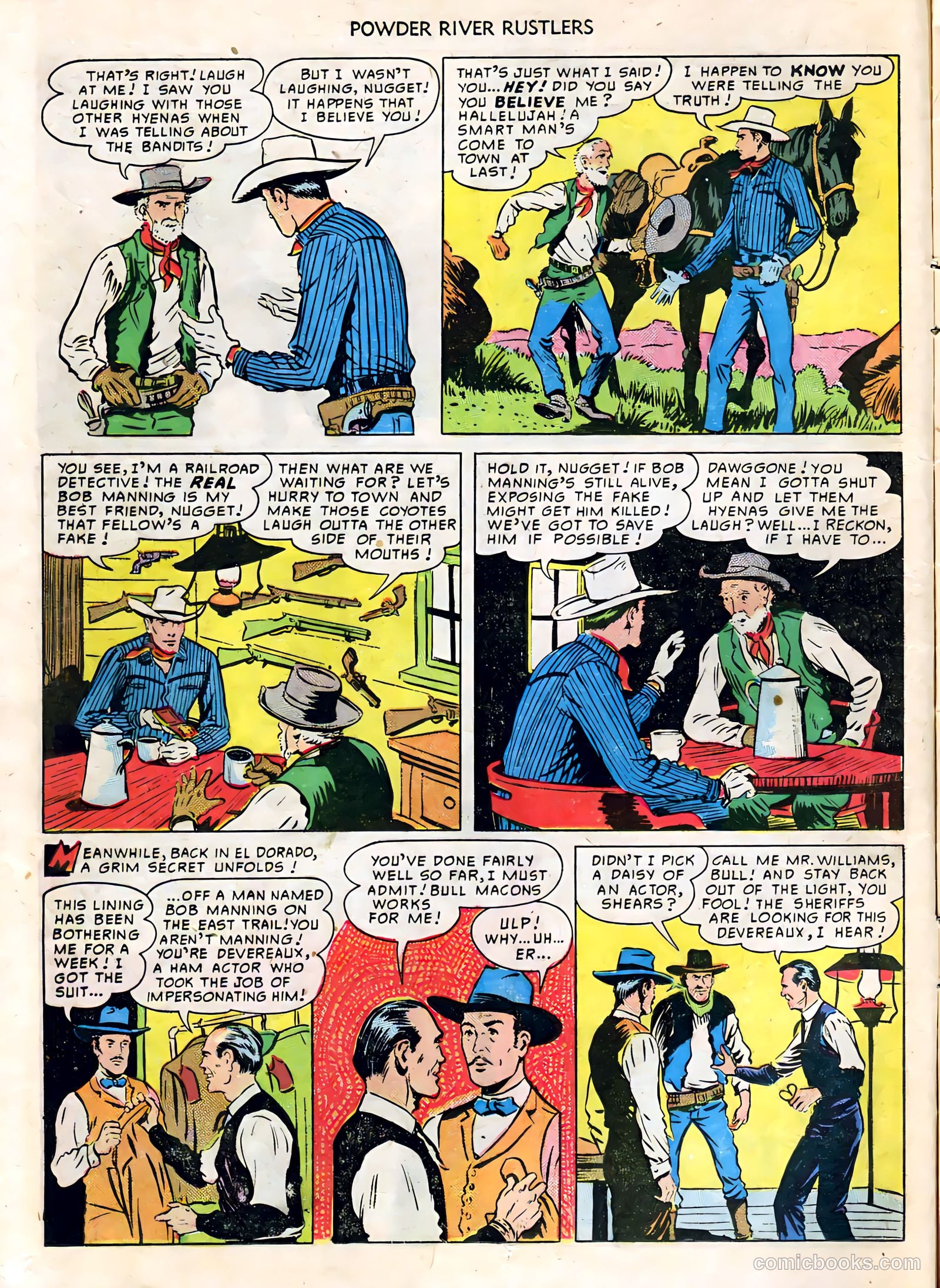 Powder River Rustlers #1 (1950) — page 12 of 35