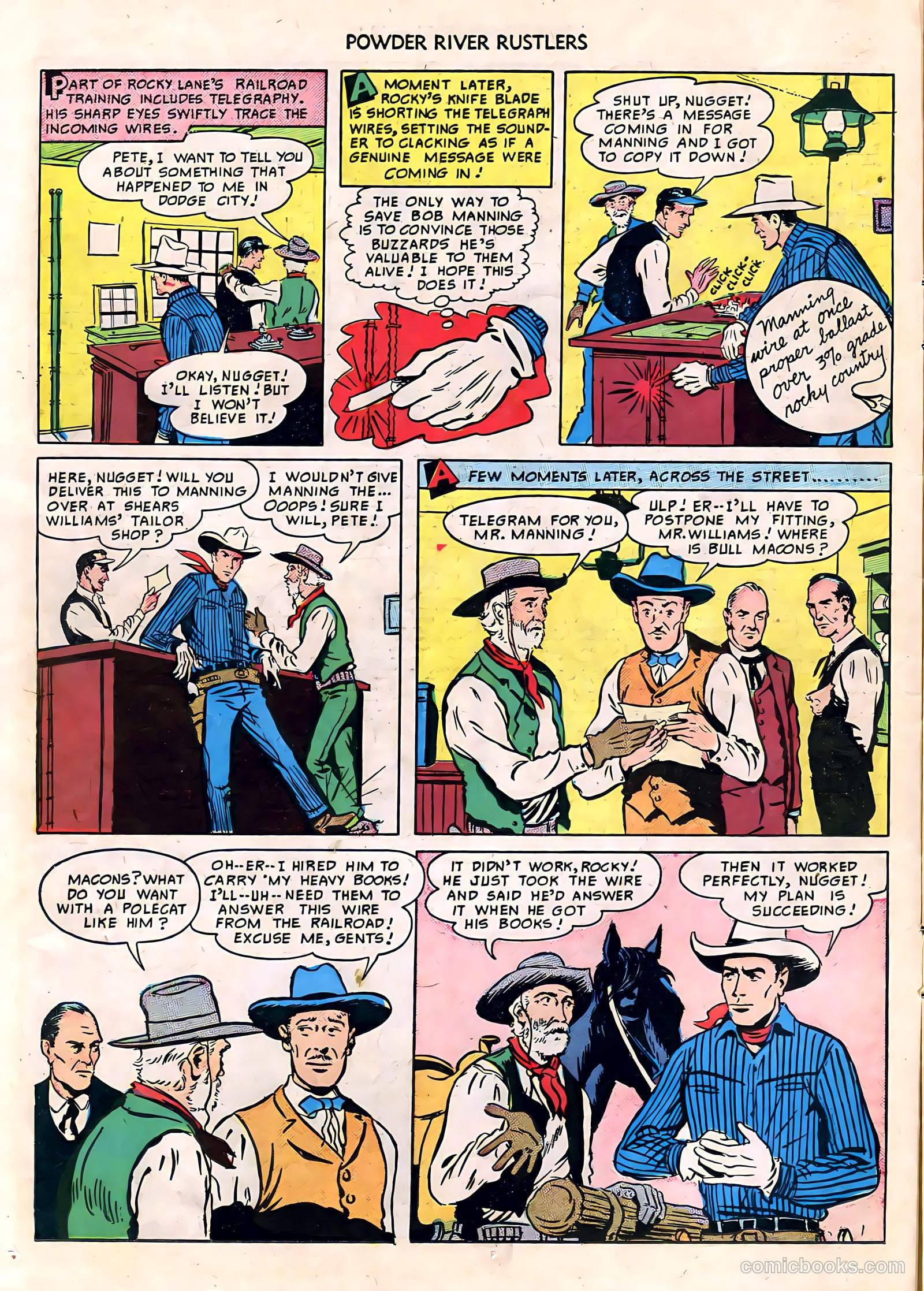 Powder River Rustlers #1 (1950) — page 14 of 35