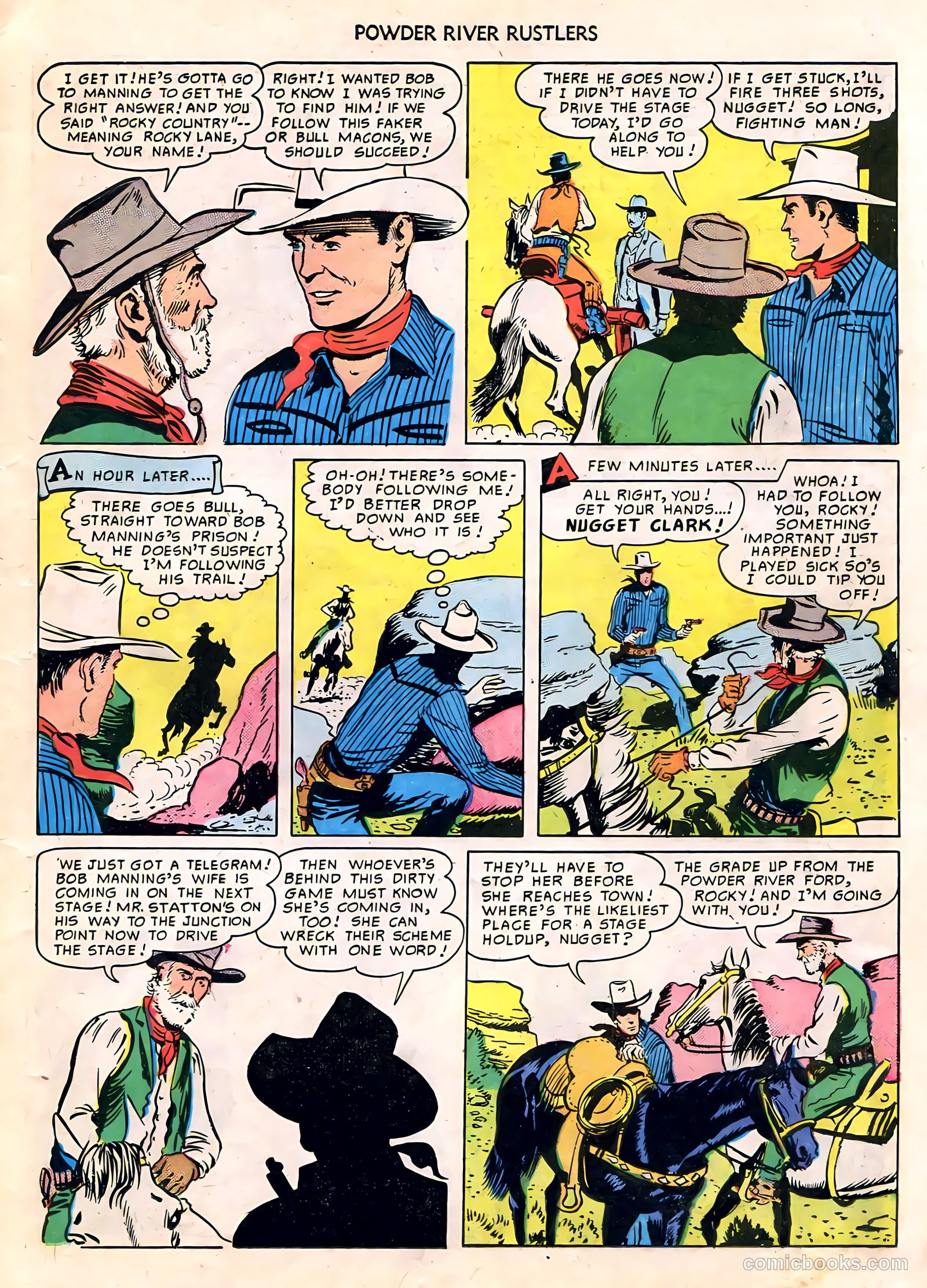 Powder River Rustlers #1 (1950) — page 15 of 35