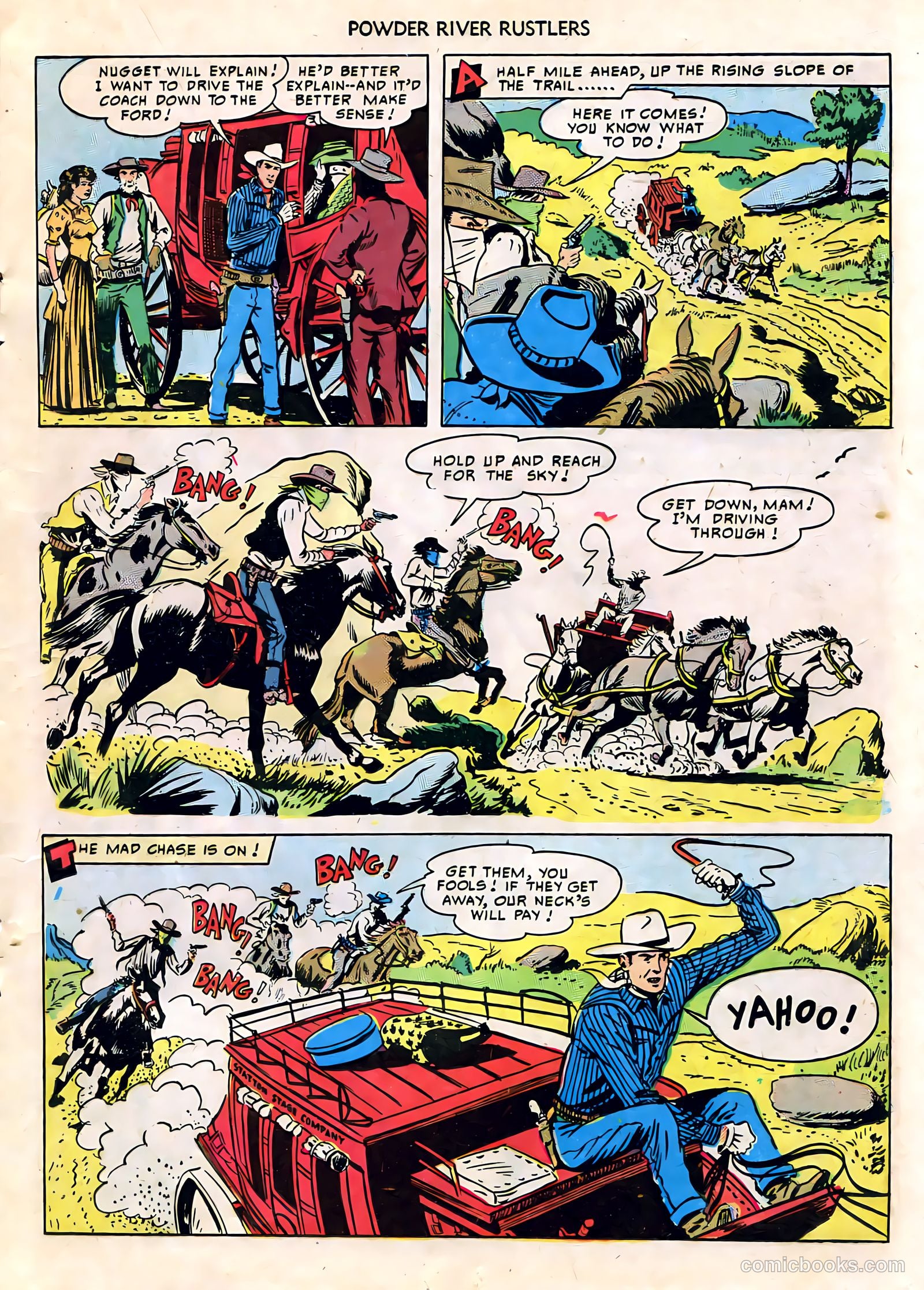Powder River Rustlers #1 (1950) — page 17 of 35