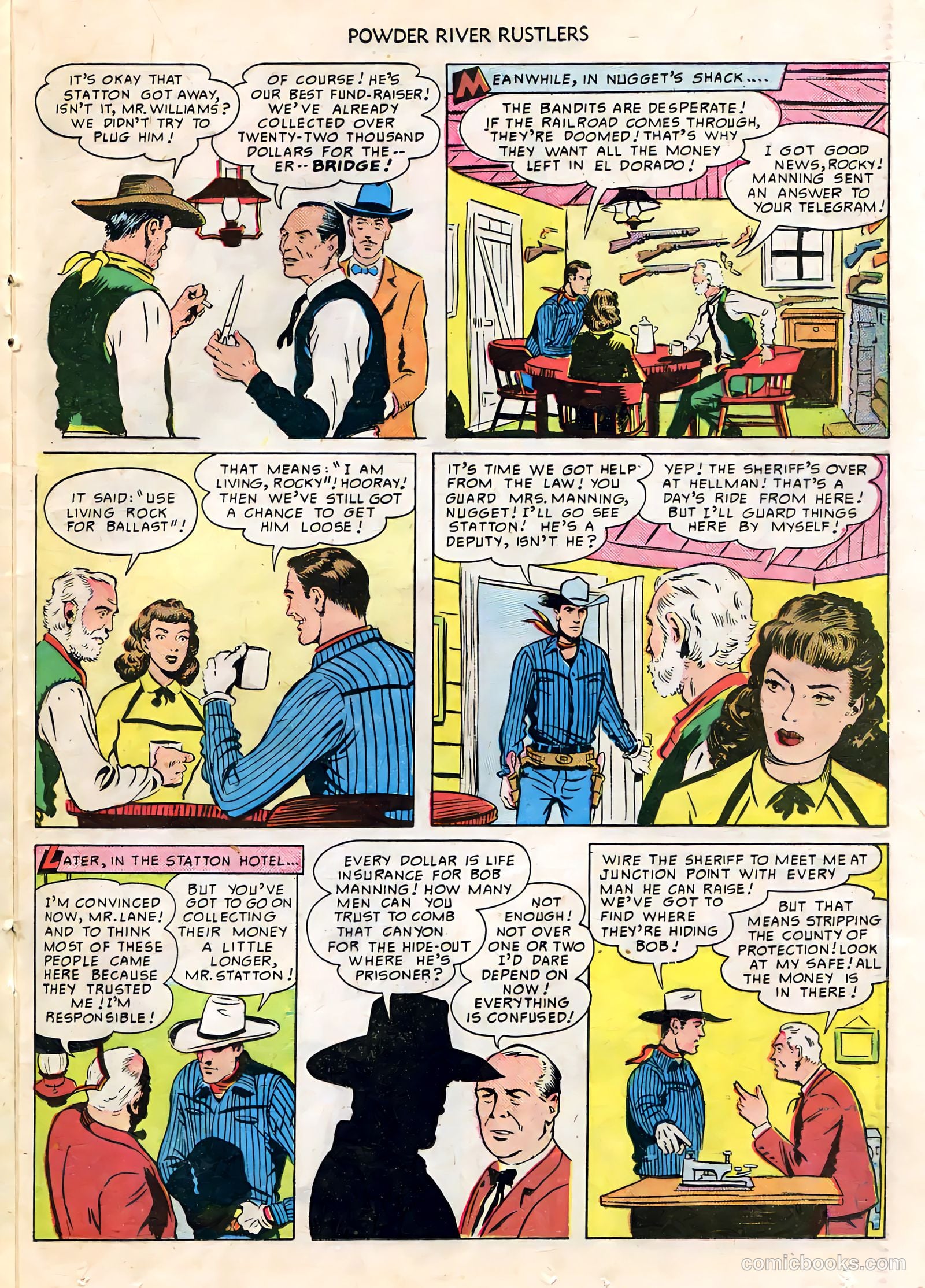 Powder River Rustlers #1 (1950) — page 20 of 35