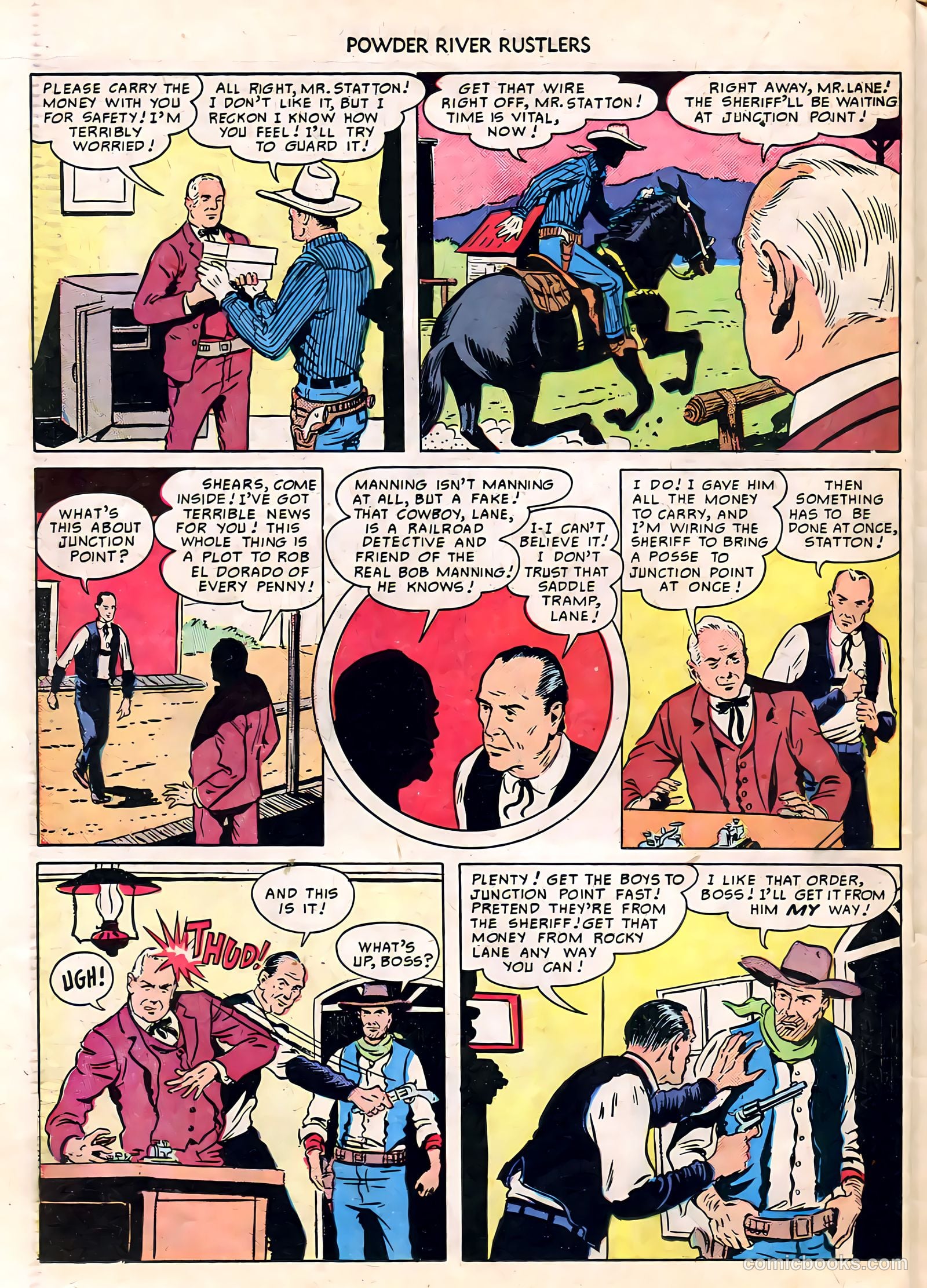 Powder River Rustlers #1 (1950) — page 21 of 35