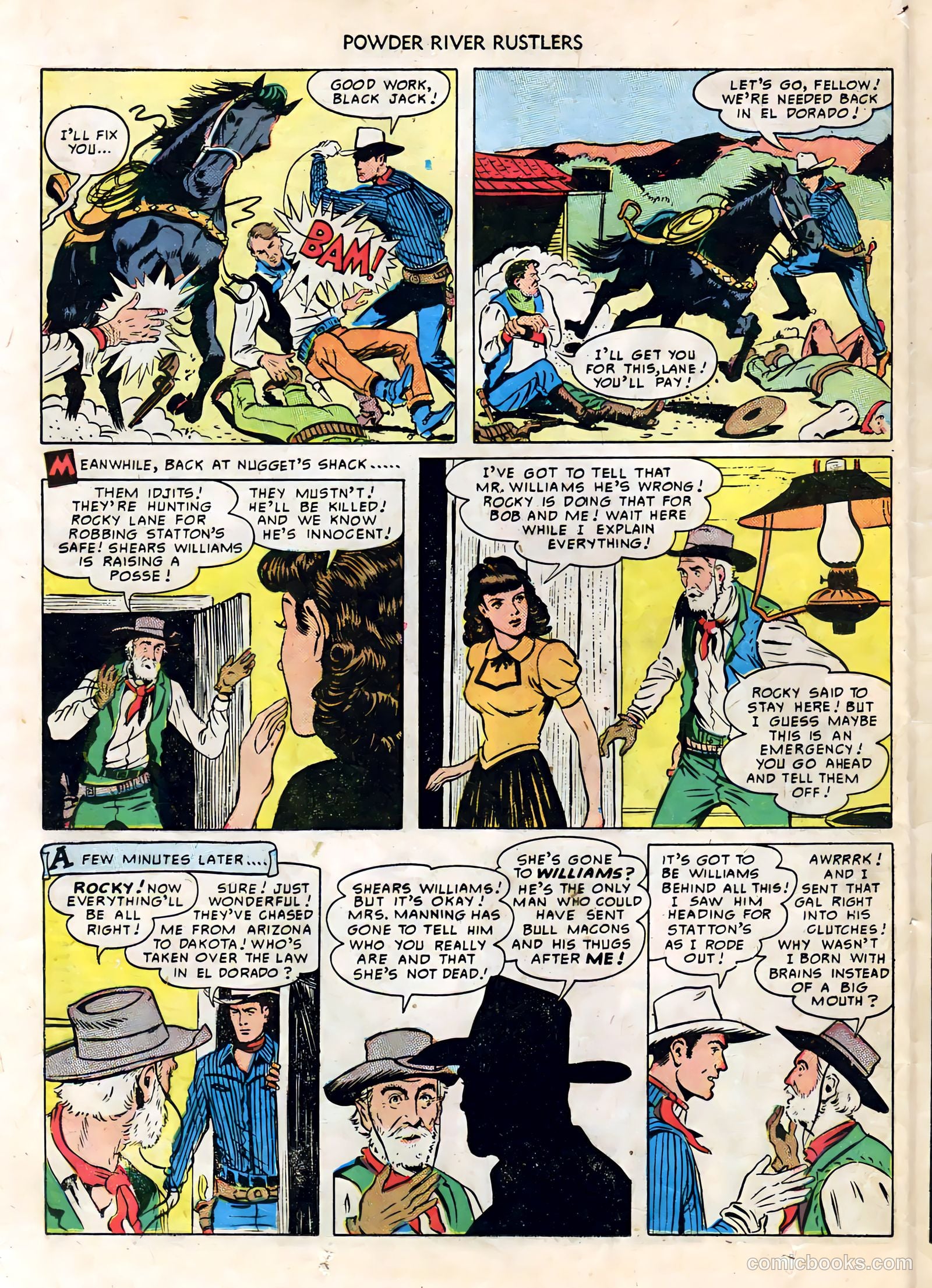 Powder River Rustlers #1 (1950) — page 23 of 35