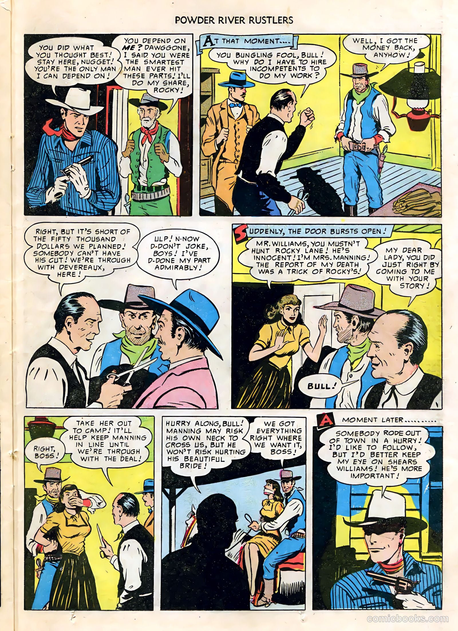 Powder River Rustlers #1 (1950) — page 24 of 35