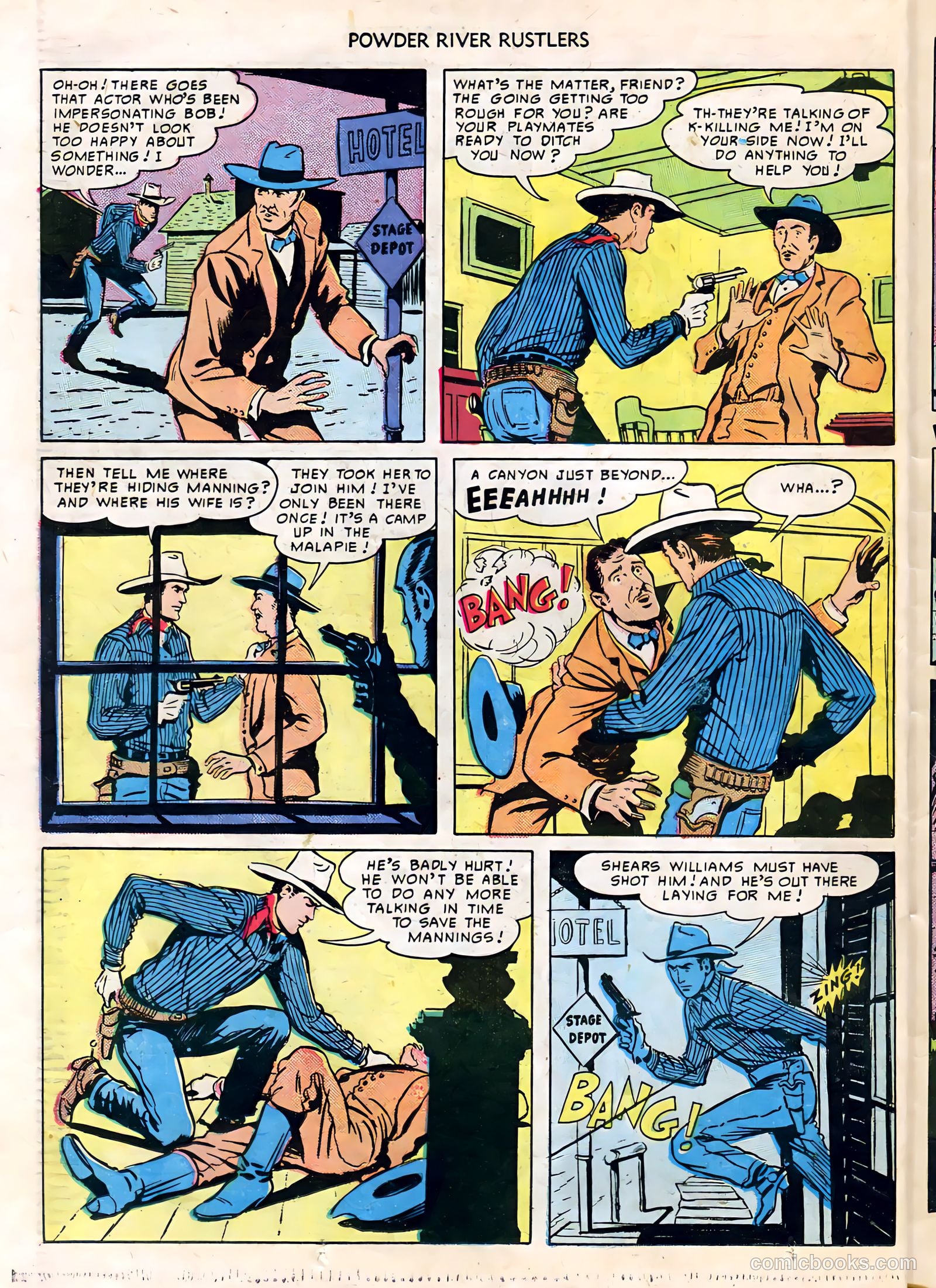 Powder River Rustlers #1 (1950) — page 25 of 35