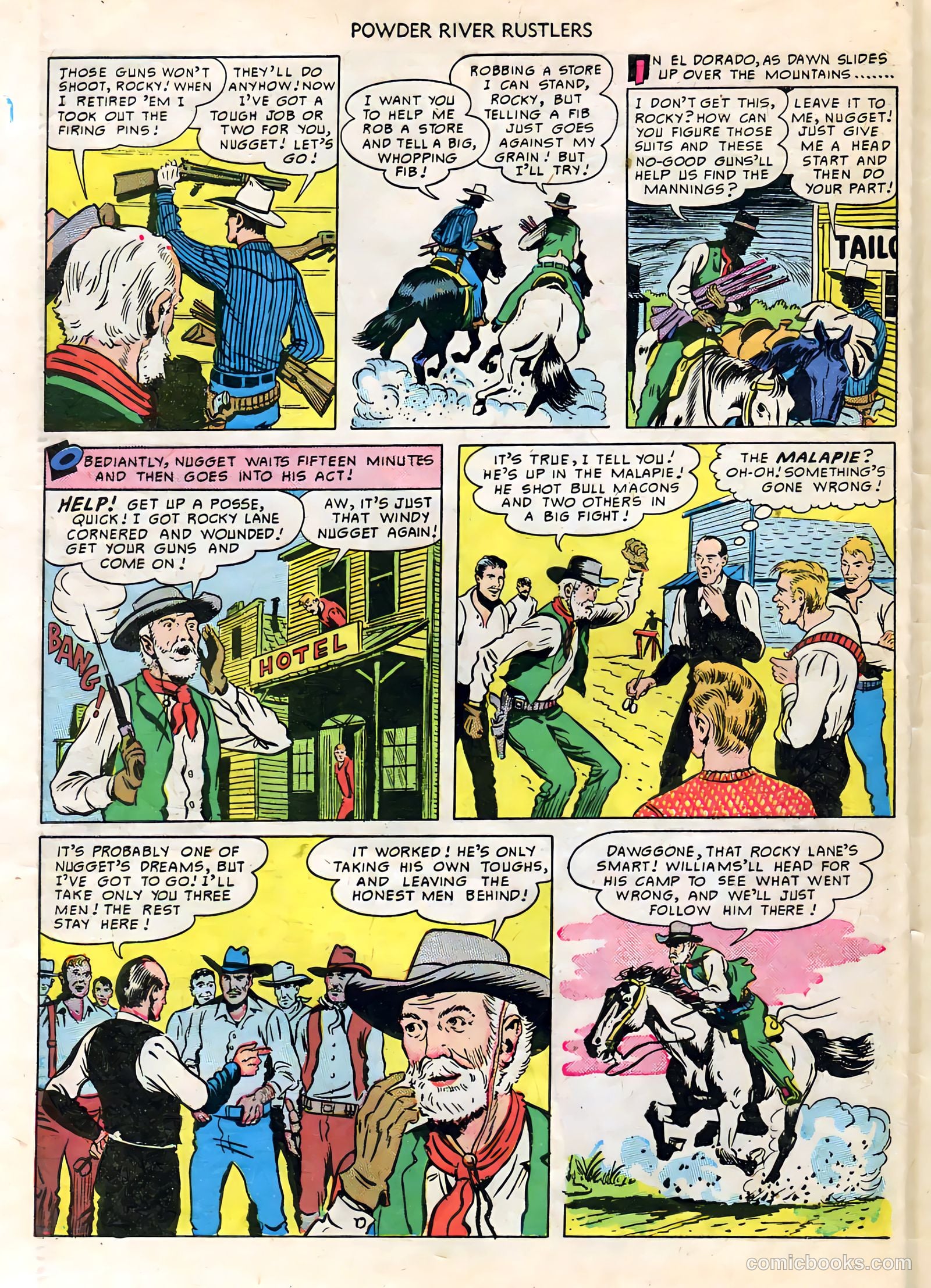 Powder River Rustlers #1 (1950) — page 27 of 35