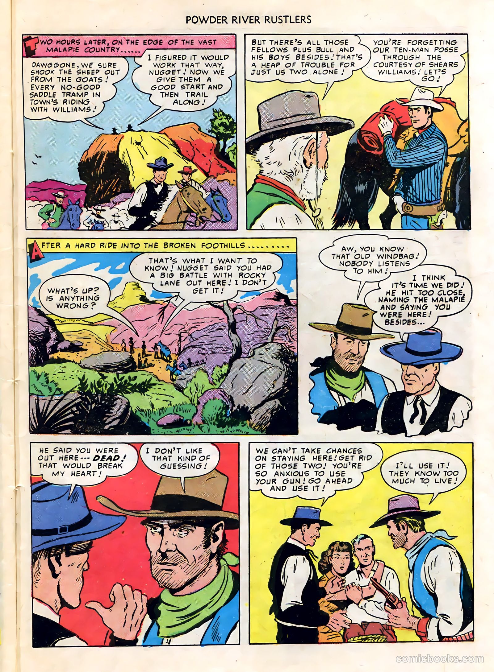 Powder River Rustlers #1 (1950) — page 28 of 35