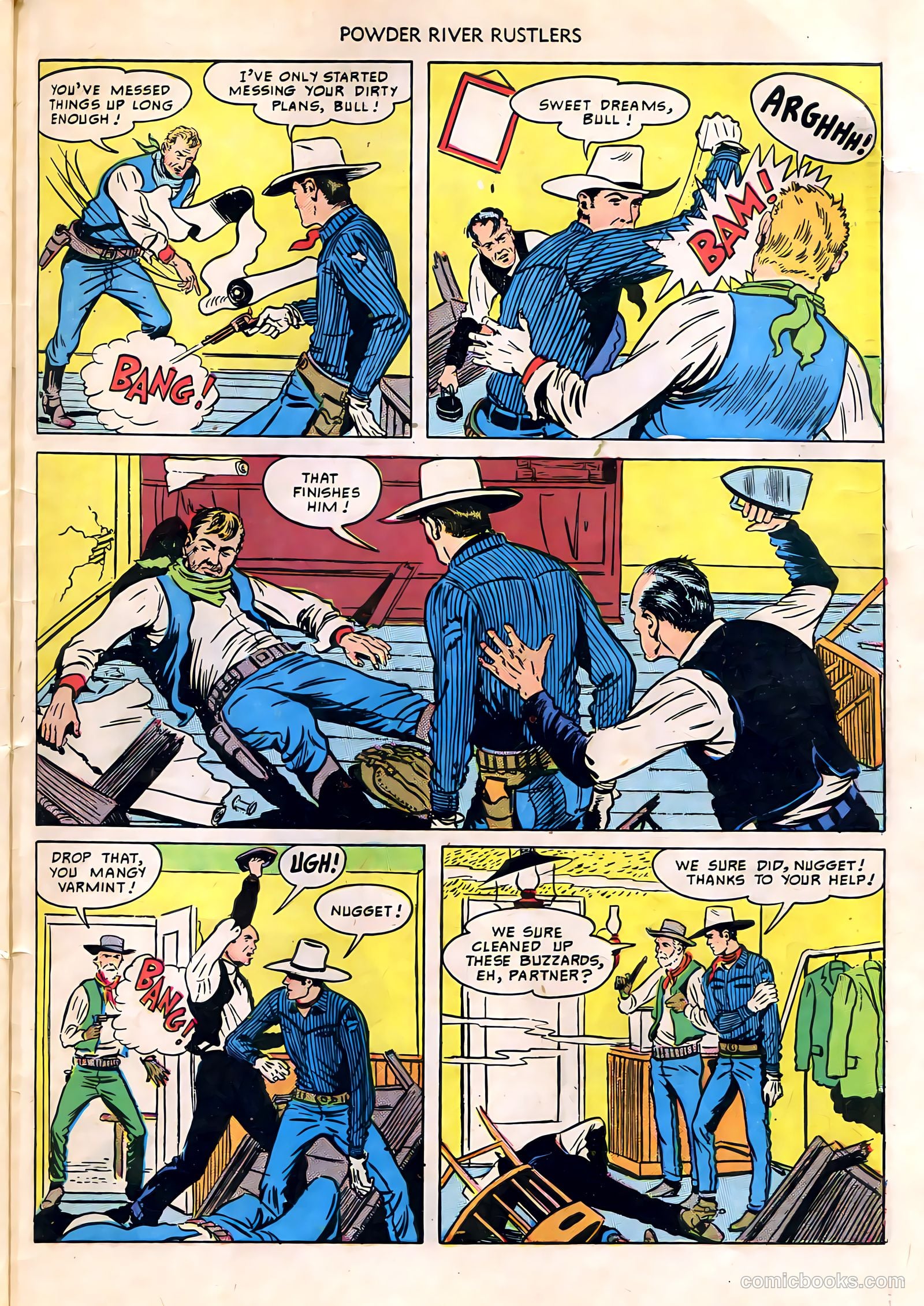 Powder River Rustlers #1 (1950) — page 32 of 35