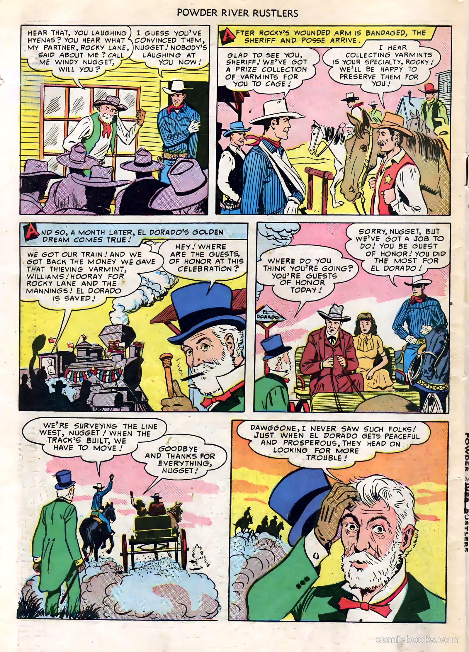 Powder River Rustlers #1 (1950) — page 33 of 35