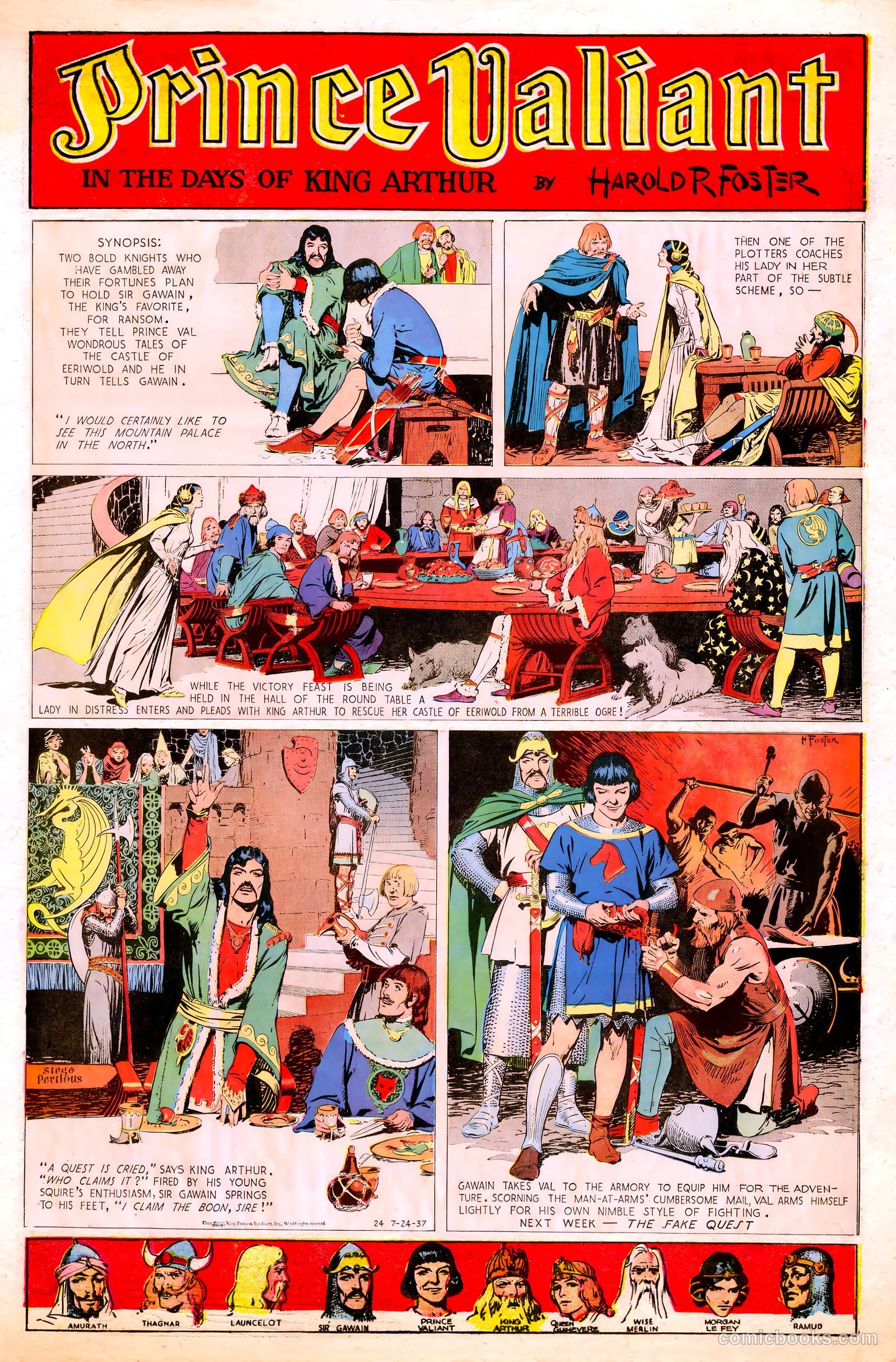 Prince Valiant #1 (1937) — page 25 of 46