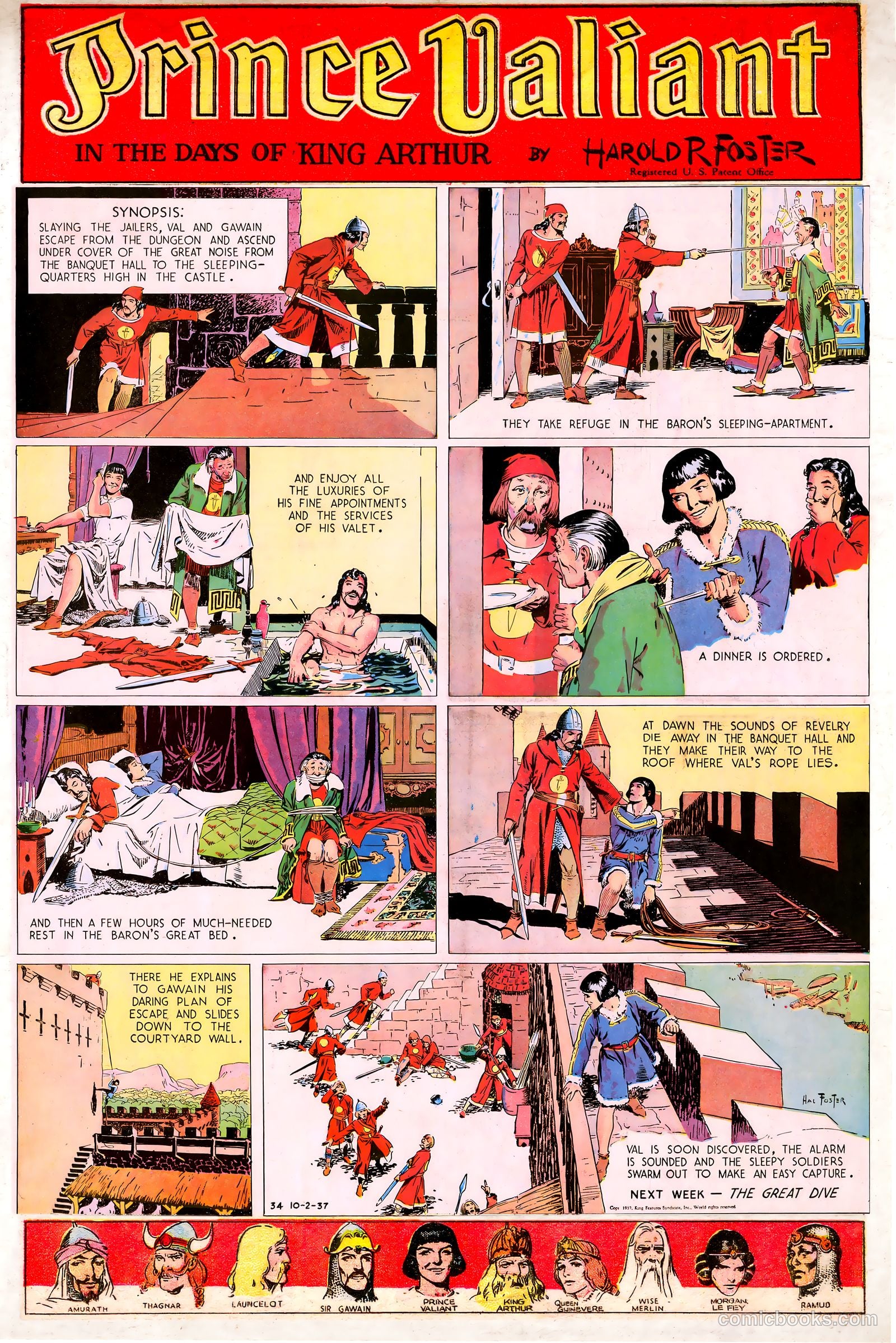 Prince Valiant #1 (1937) — page 35 of 46