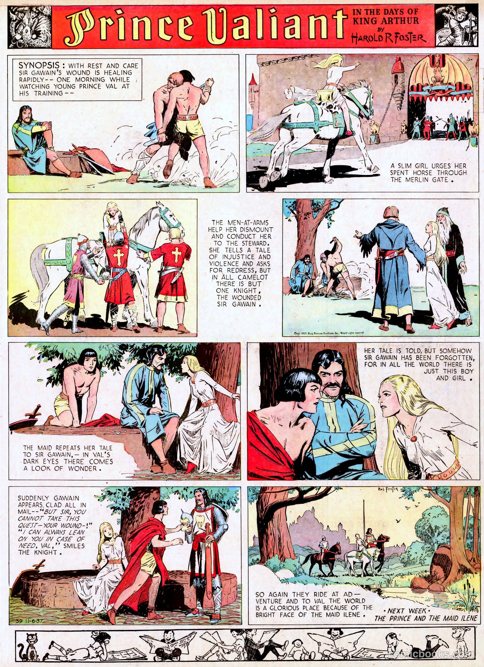 Prince Valiant #1 (1937) — page 40 of 46