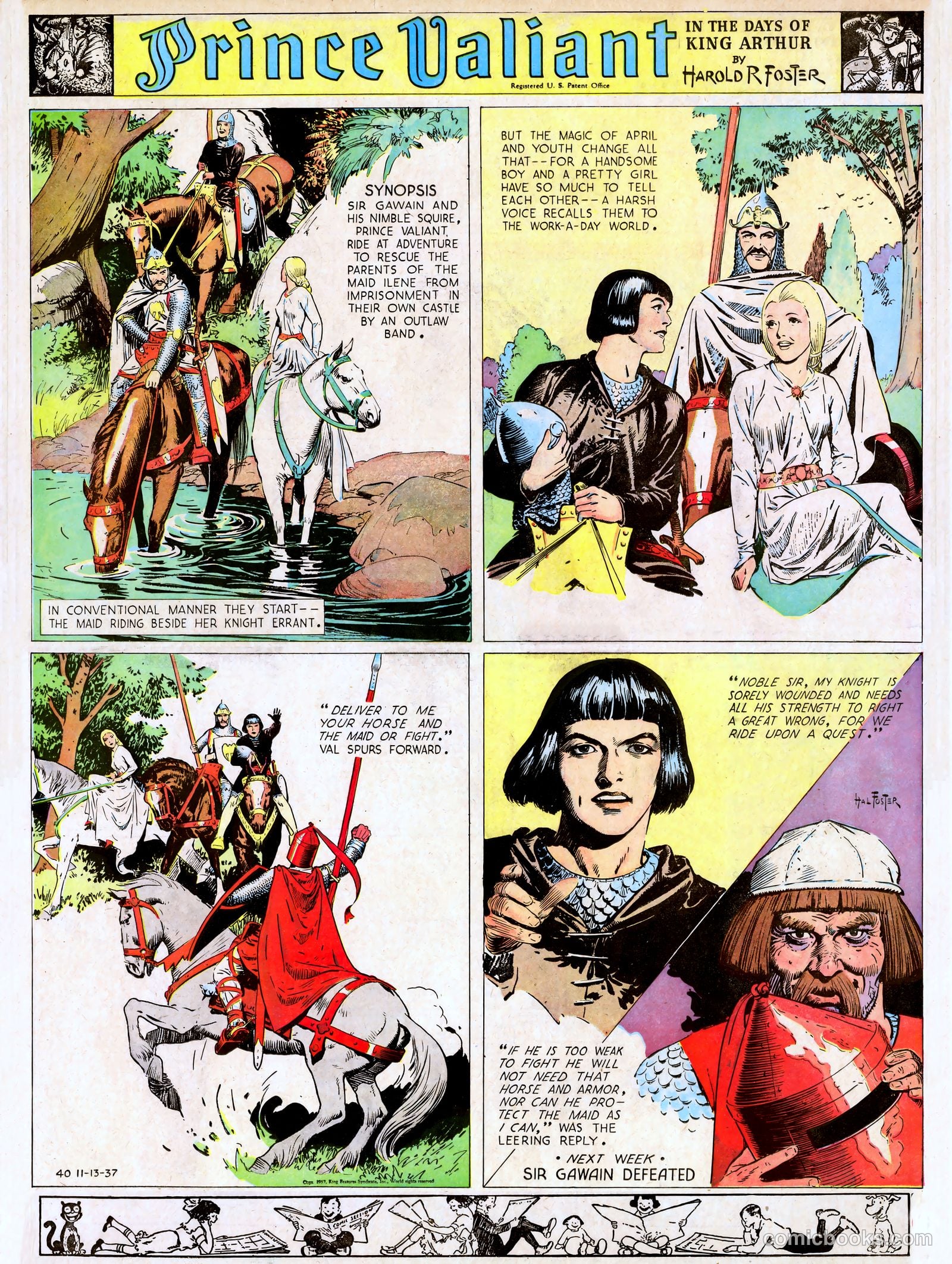 Prince Valiant #1 (1937) — page 41 of 46