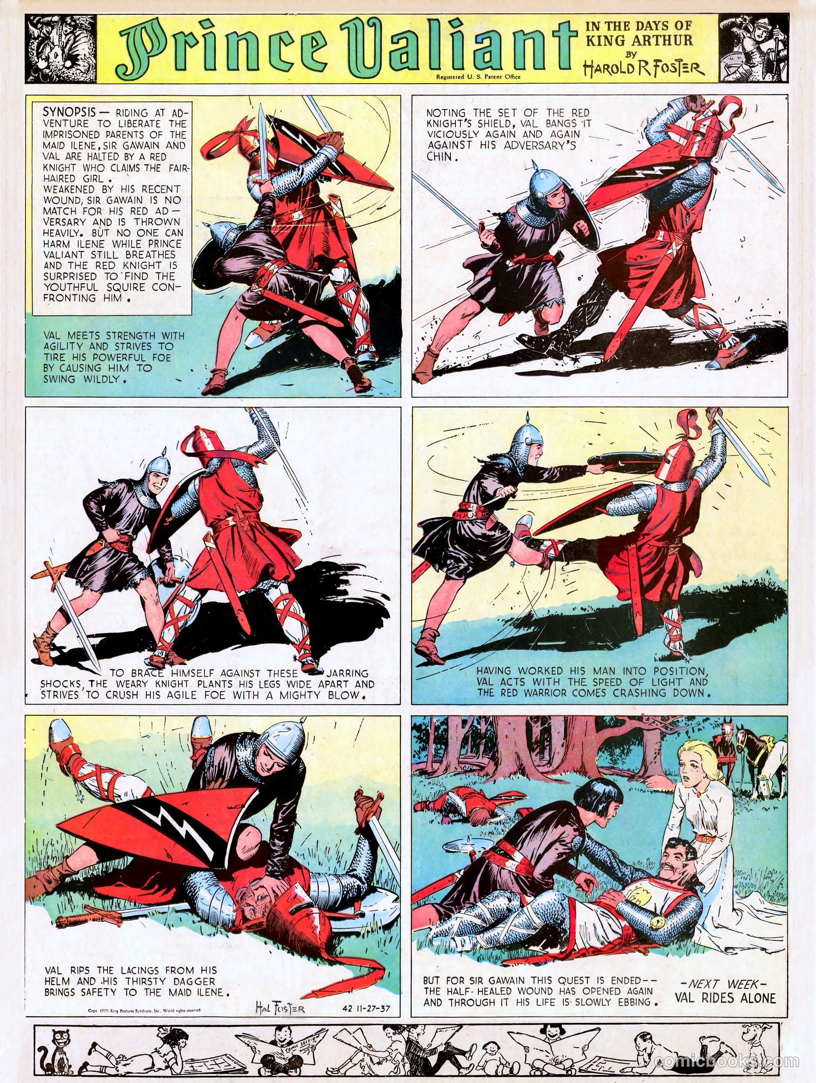 Prince Valiant #1 (1937) — page 43 of 46