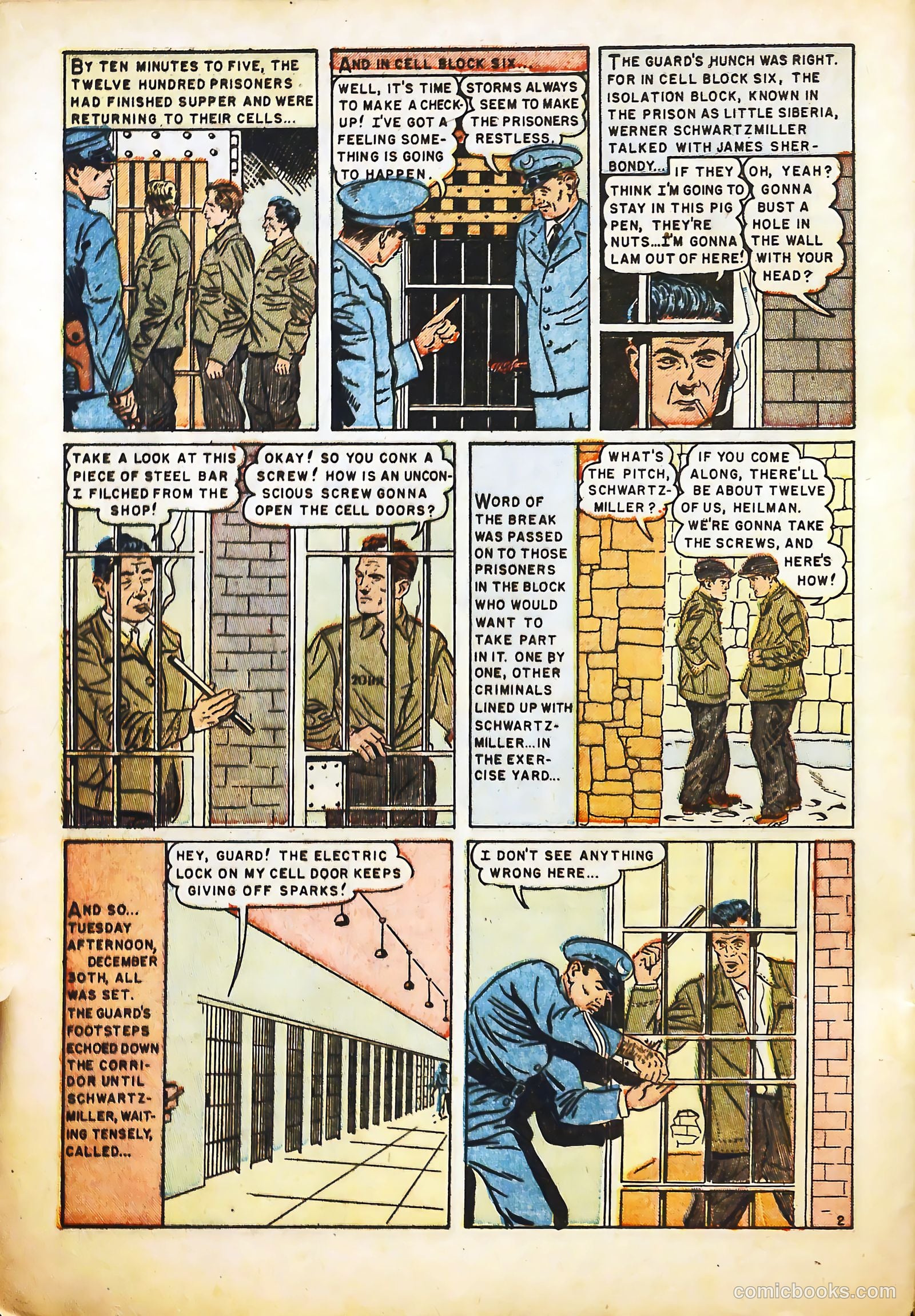 Prison Break! #1 (1951) — page 4 of 36