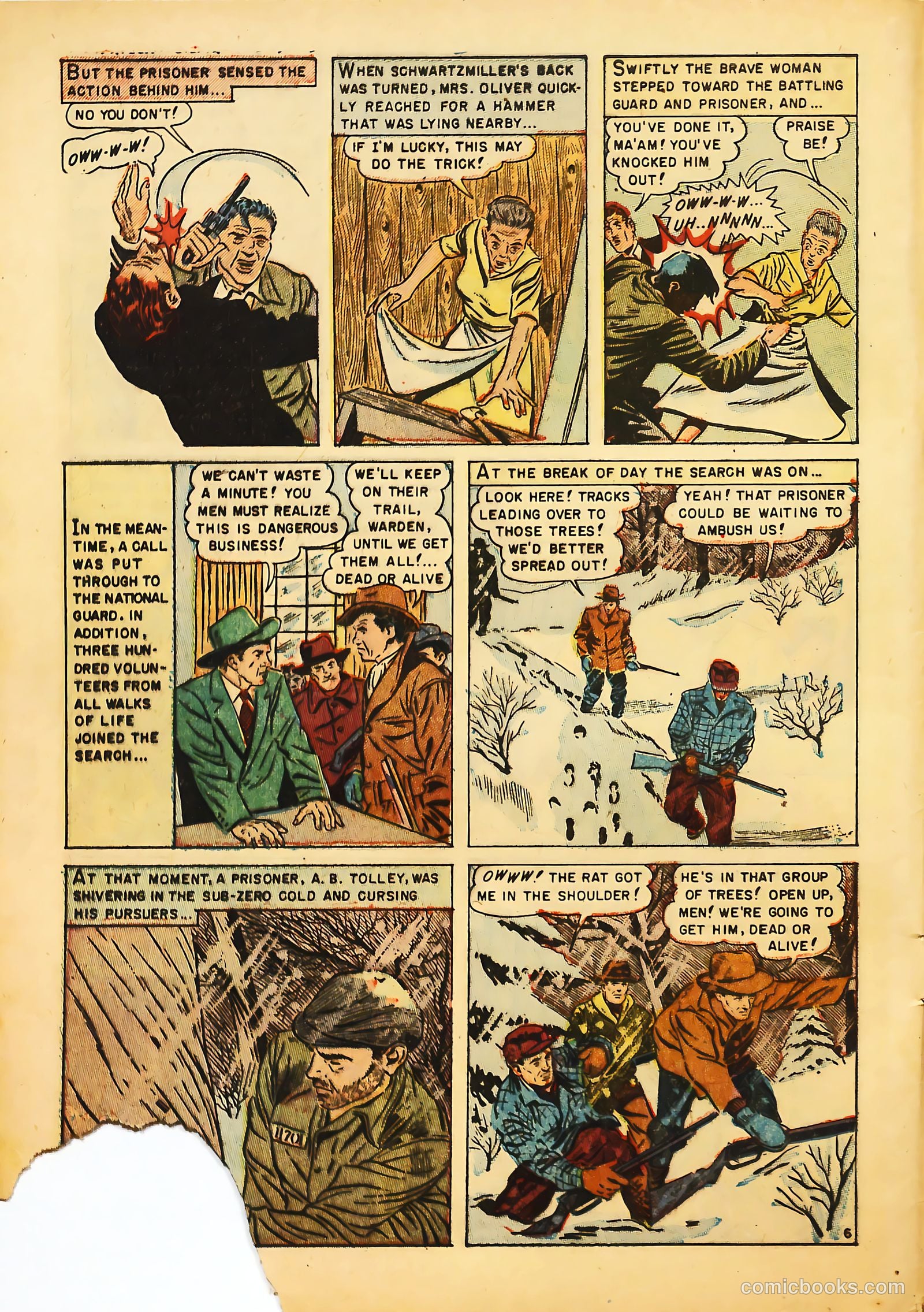 Prison Break! #1 (1951) — page 8 of 36