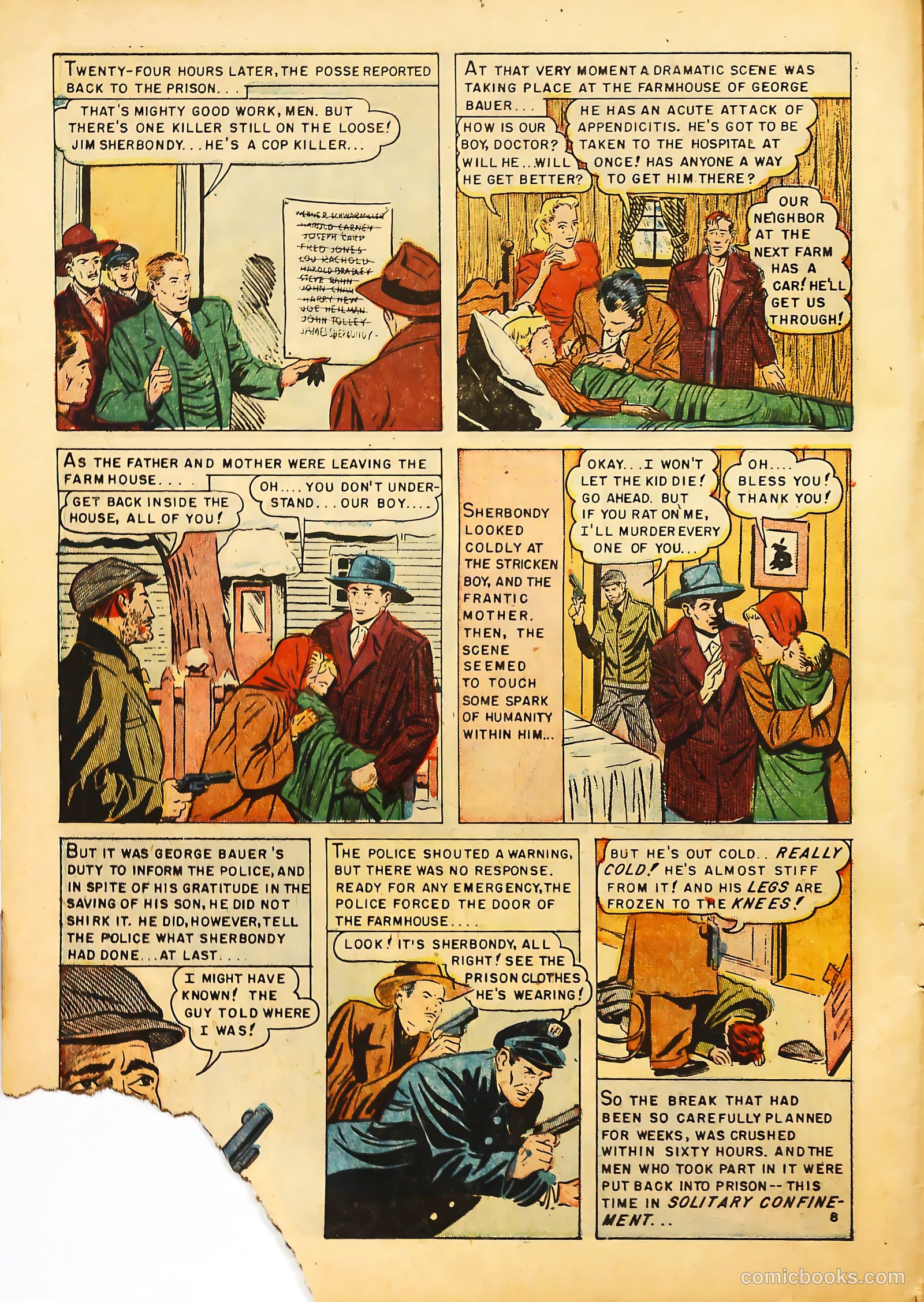 Prison Break! #1 (1951) — page 10 of 36