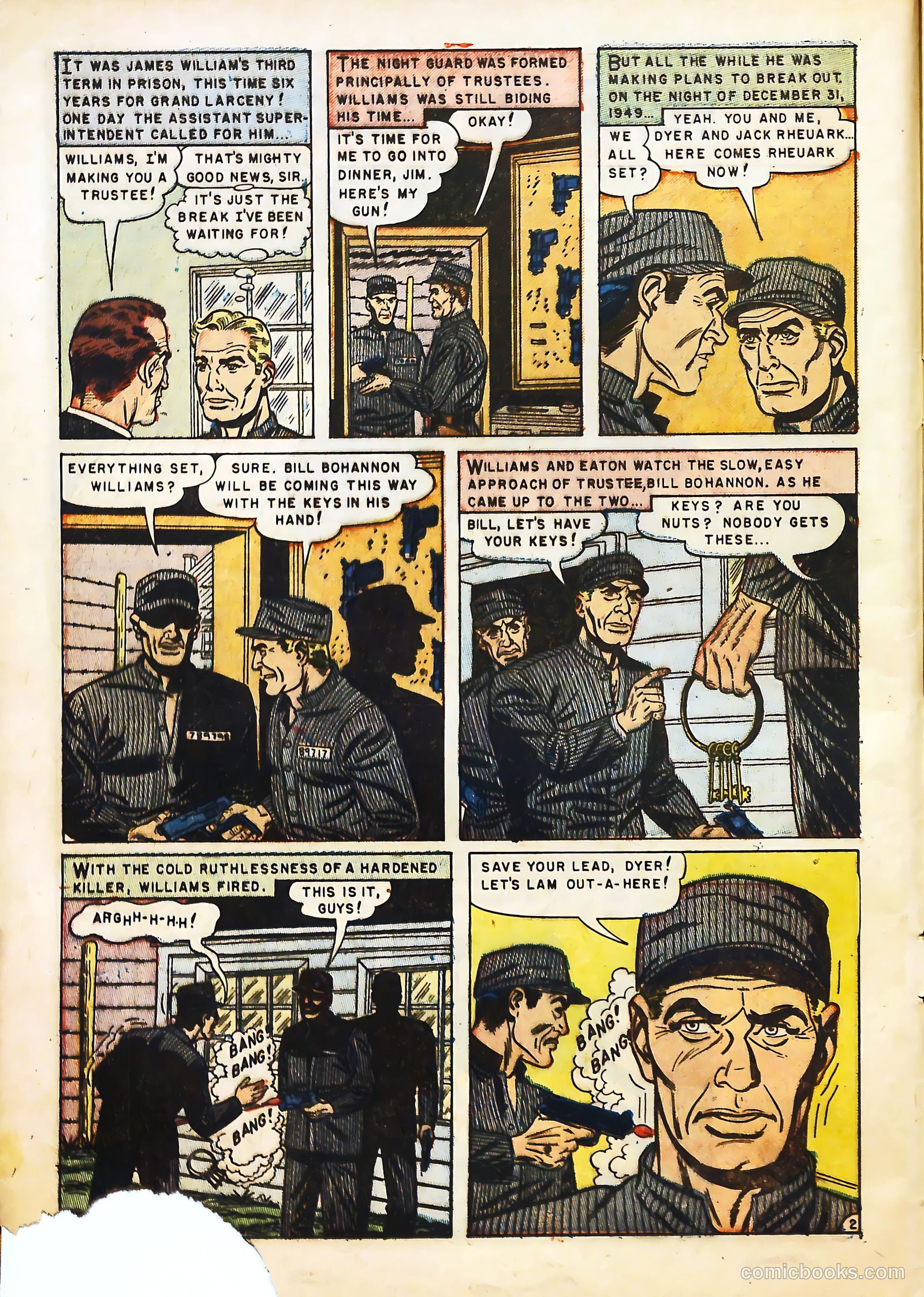Prison Break! #1 (1951) — page 12 of 36