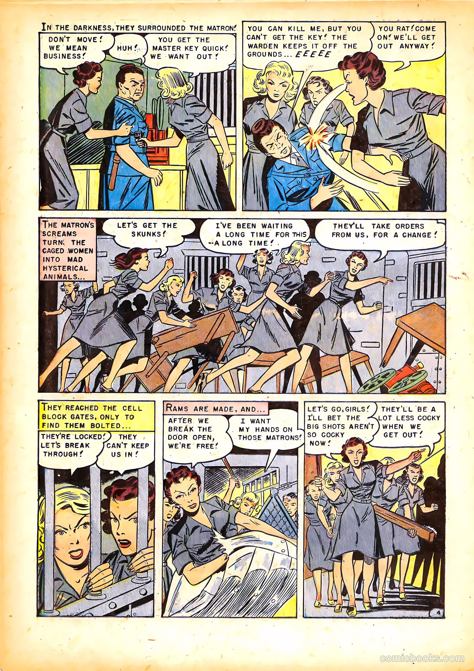 Prison Break! #2 (1951) — page 22 of 36