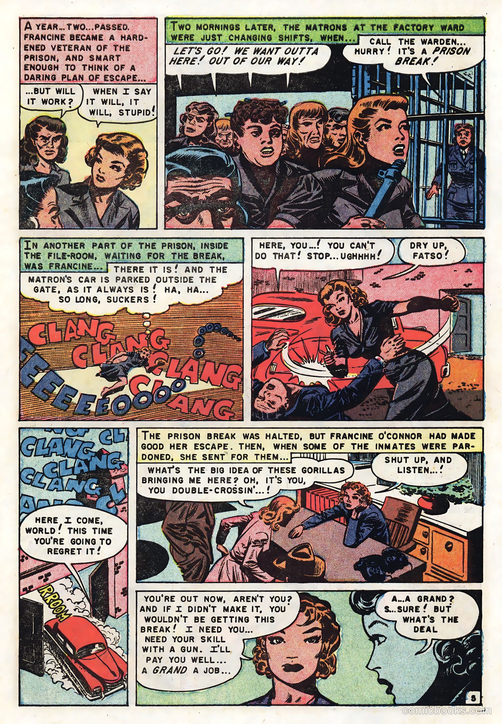 Prison Break! #3 (1952) — page 7 of 37