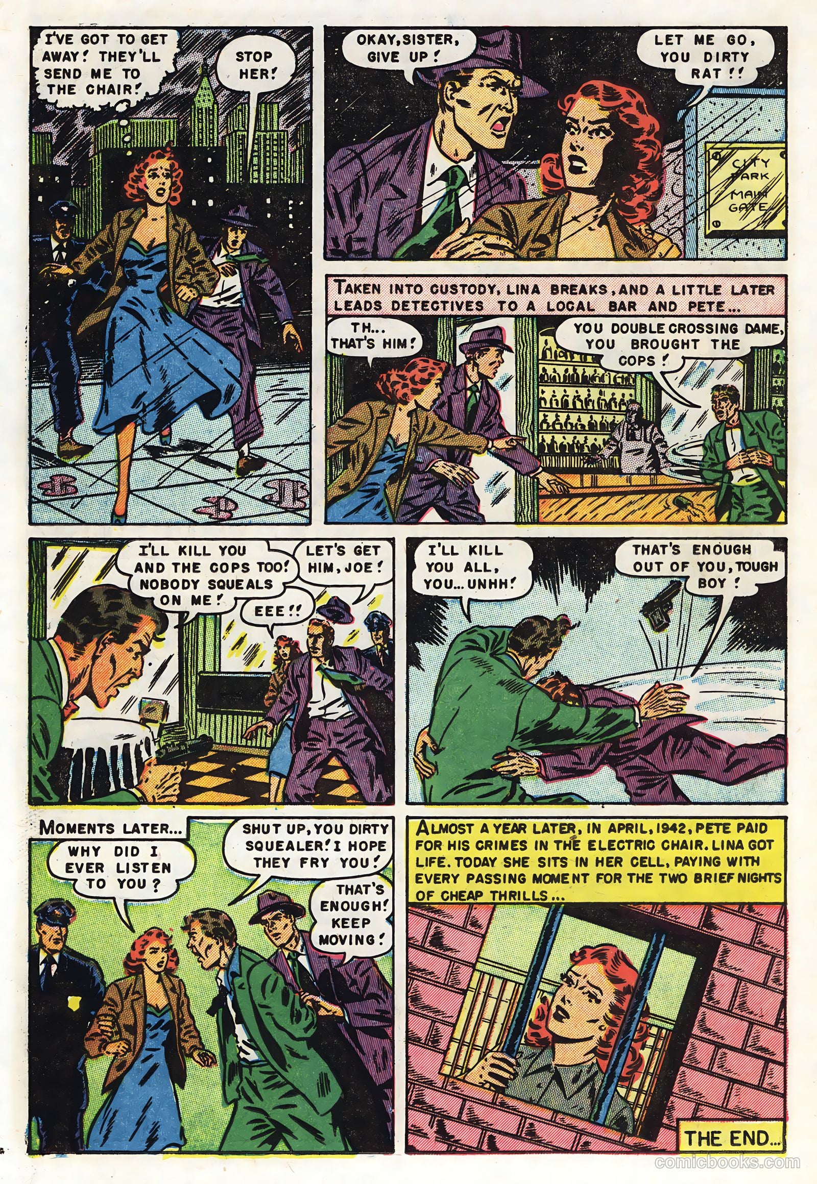 Prison Break! #3 (1952) — page 26 of 37