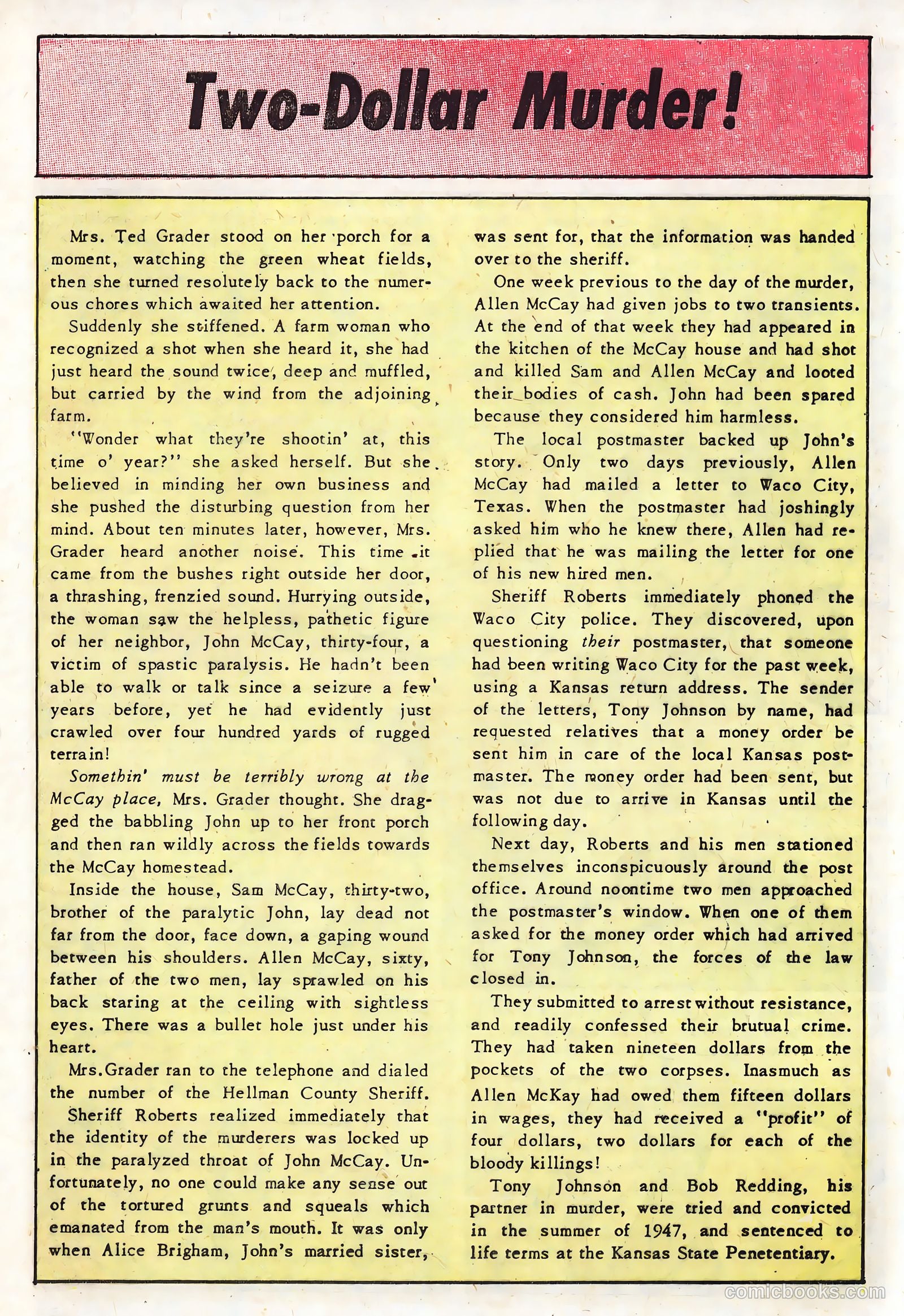 Prison Break! #3 (1952) — page 29 of 37