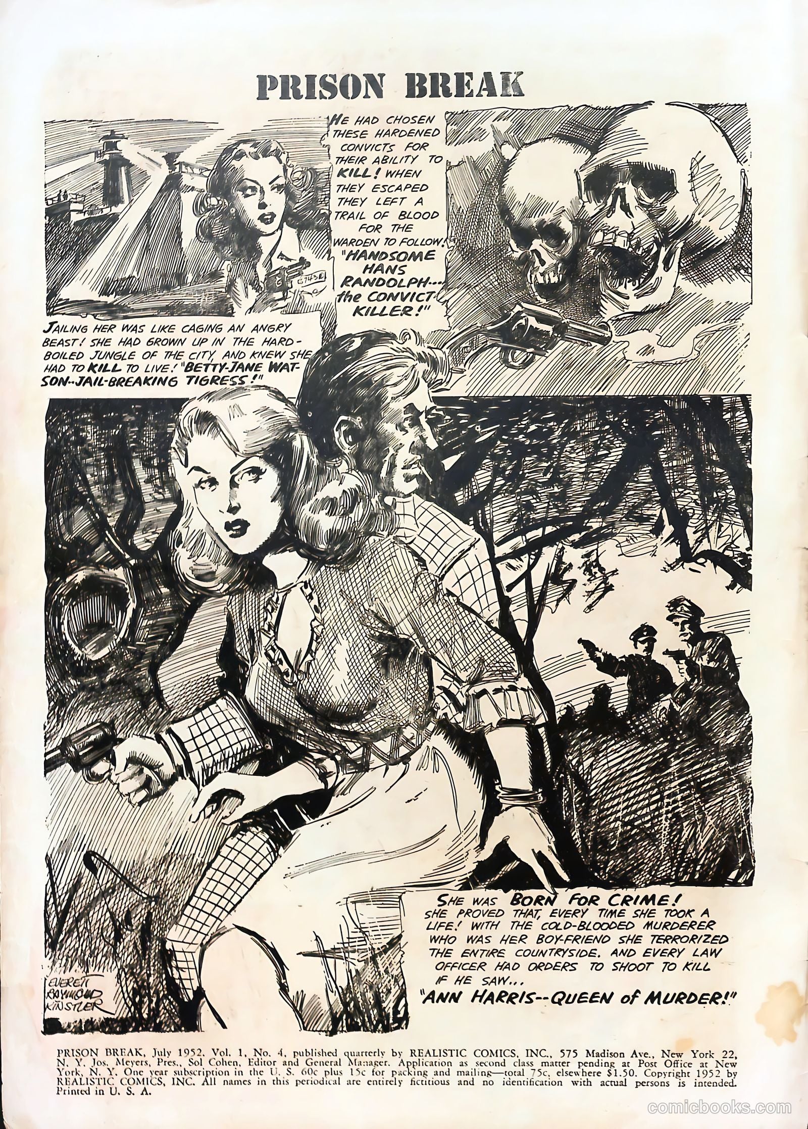 Prison Break! #4 (1952) — page 2 of 36