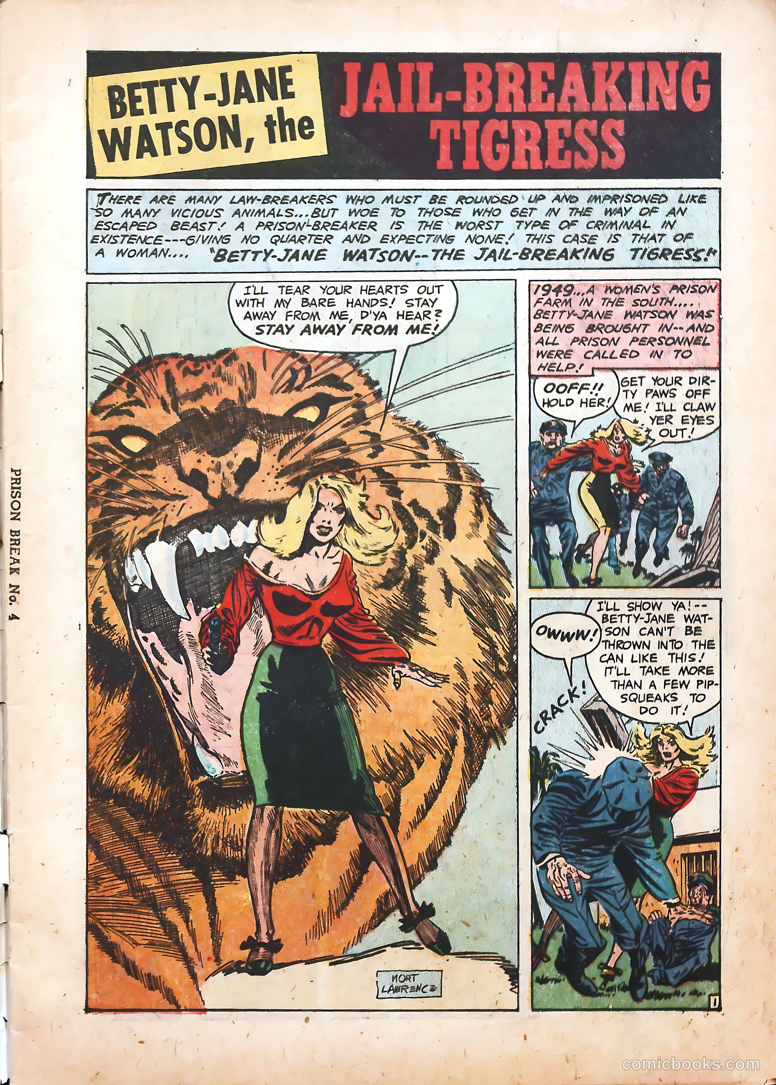Prison Break! #4 (1952) — page 3 of 36