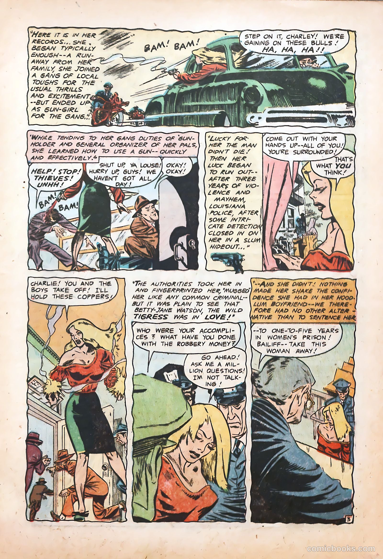 Prison Break! #4 (1952) — page 5 of 36