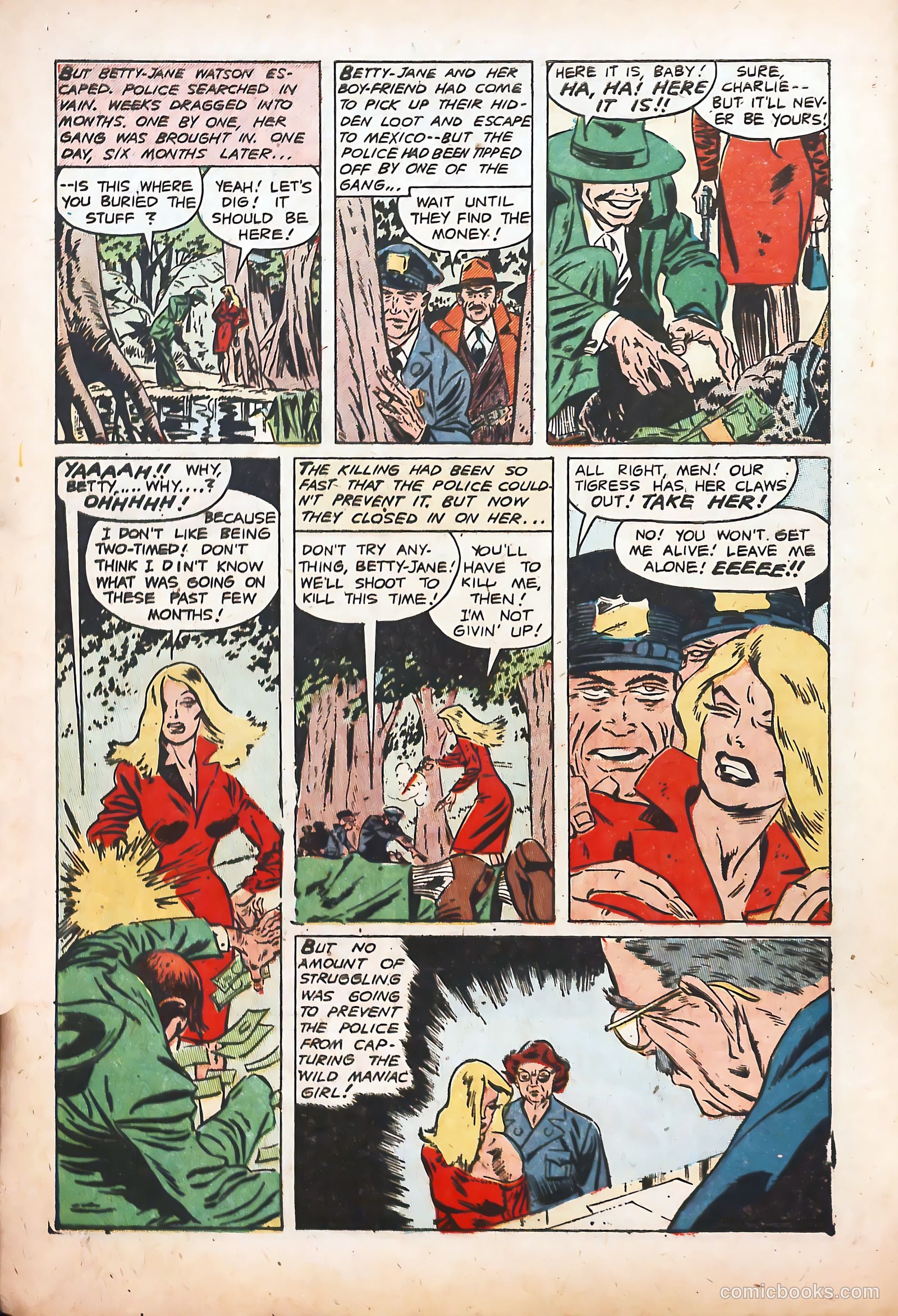 Prison Break! #4 (1952) — page 8 of 36