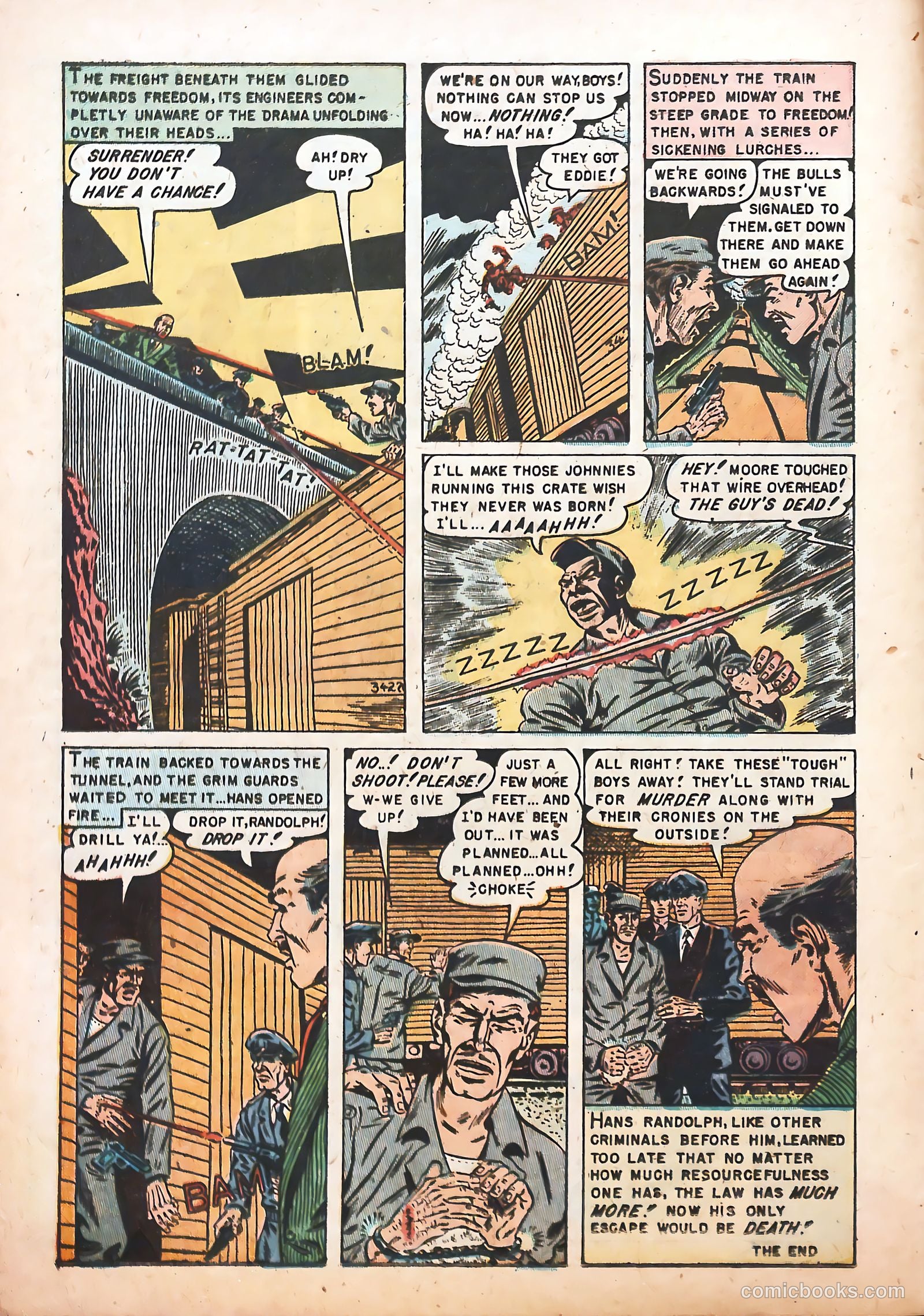 Prison Break! #4 (1952) — page 16 of 36