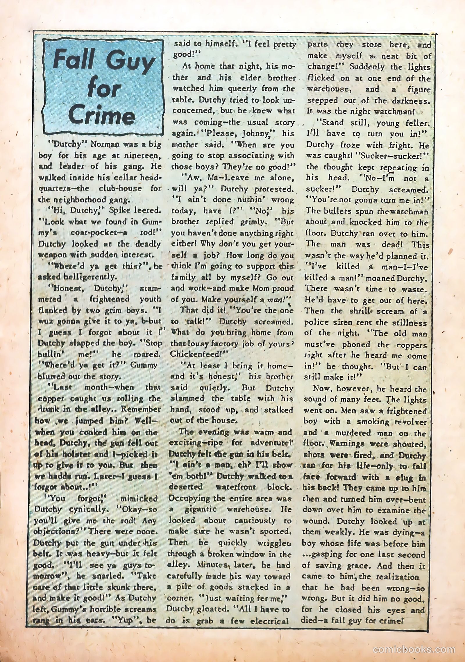 Prison Break! #4 (1952) — page 18 of 36