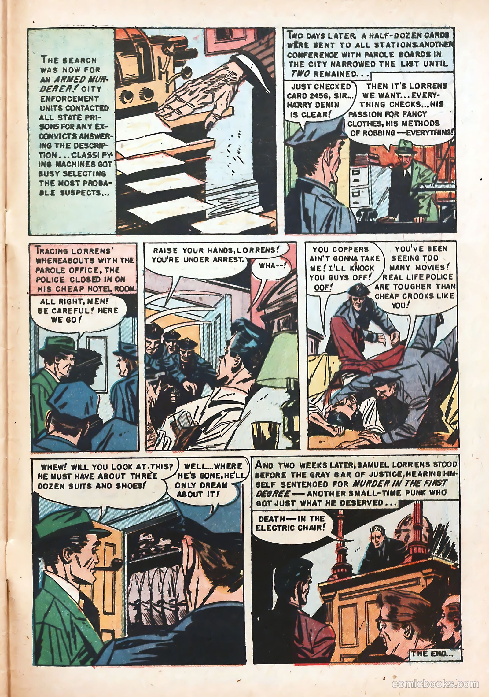 Prison Break! #4 (1952) — page 33 of 36