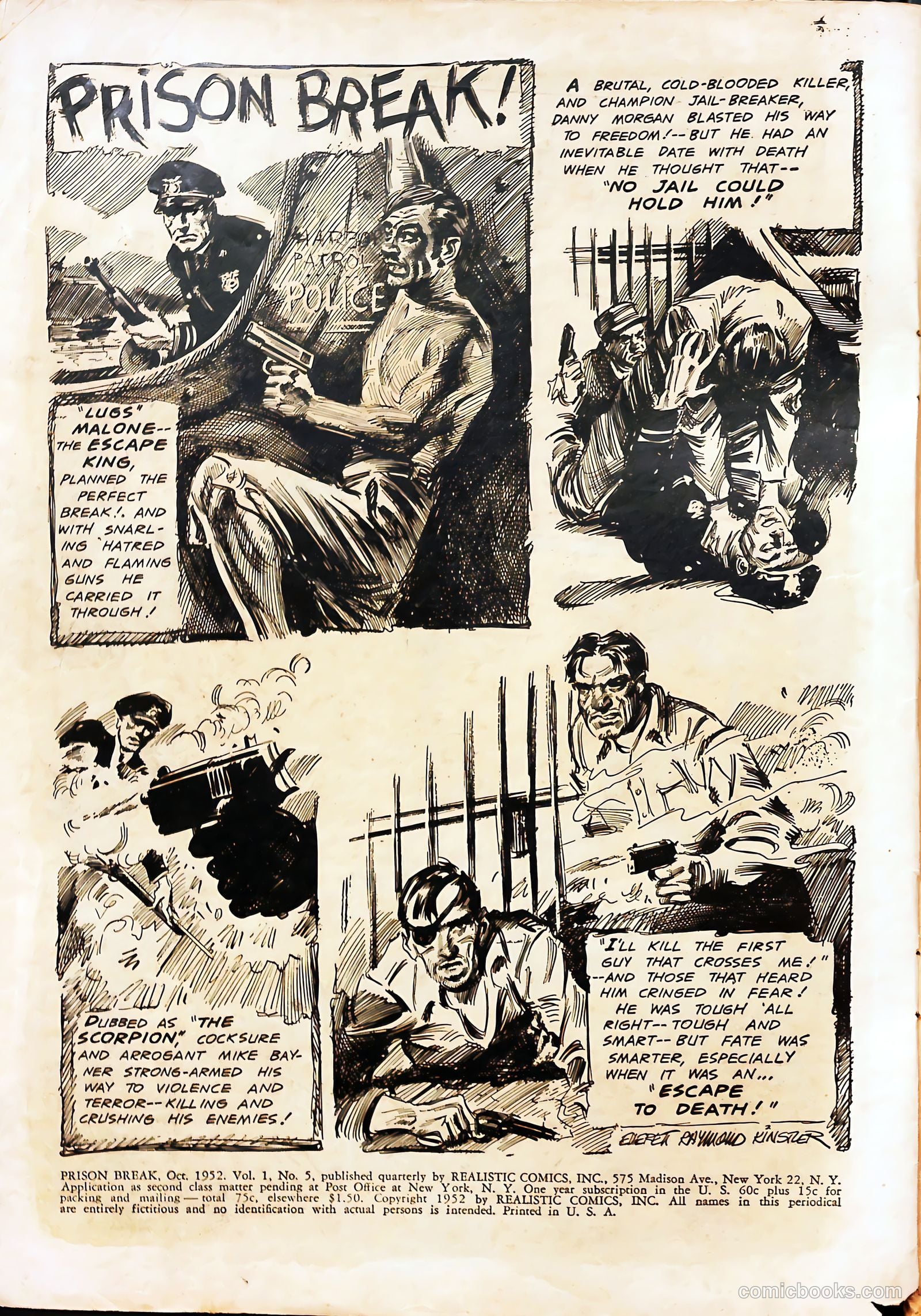 Prison Break! #5 (1952) — page 2 of 36