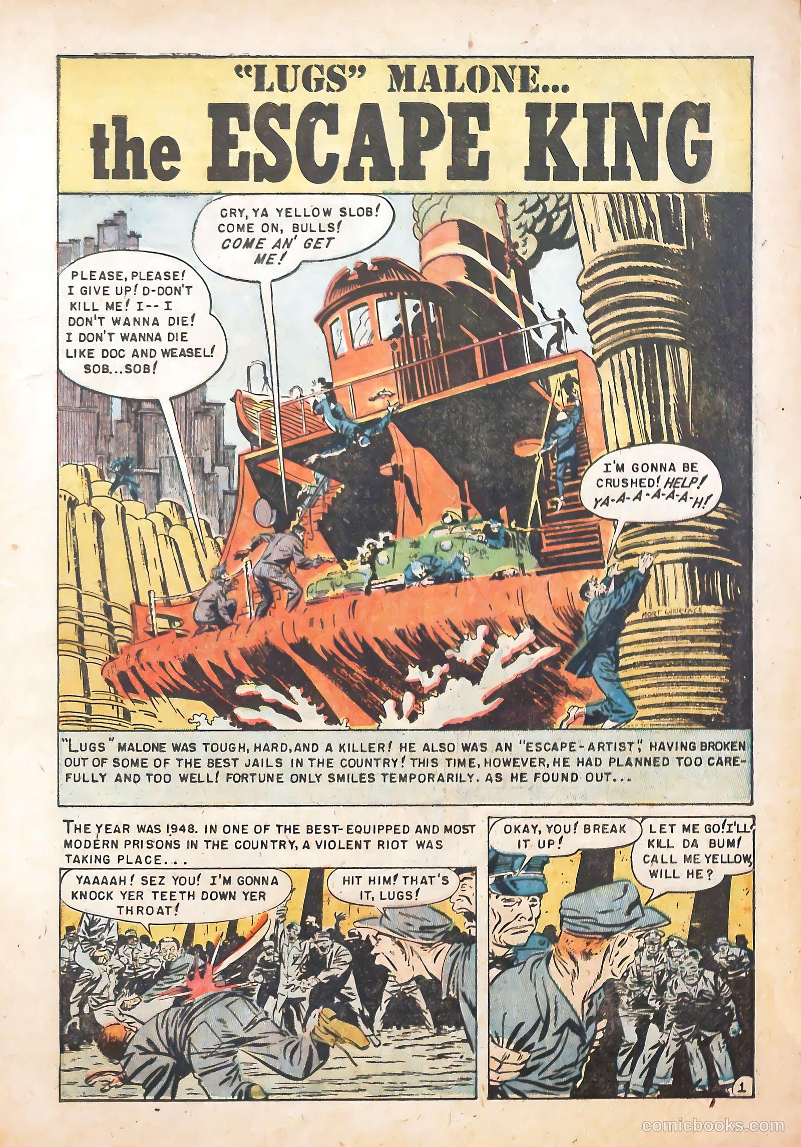 Prison Break! #5 (1952) — page 3 of 36