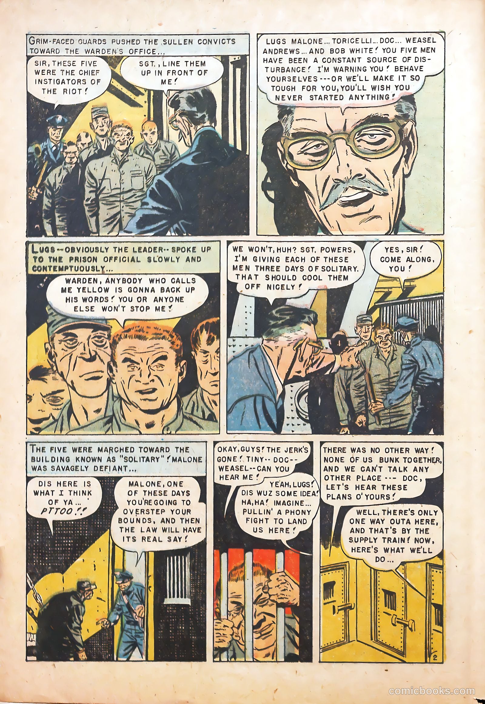 Prison Break! #5 (1952) — page 4 of 36
