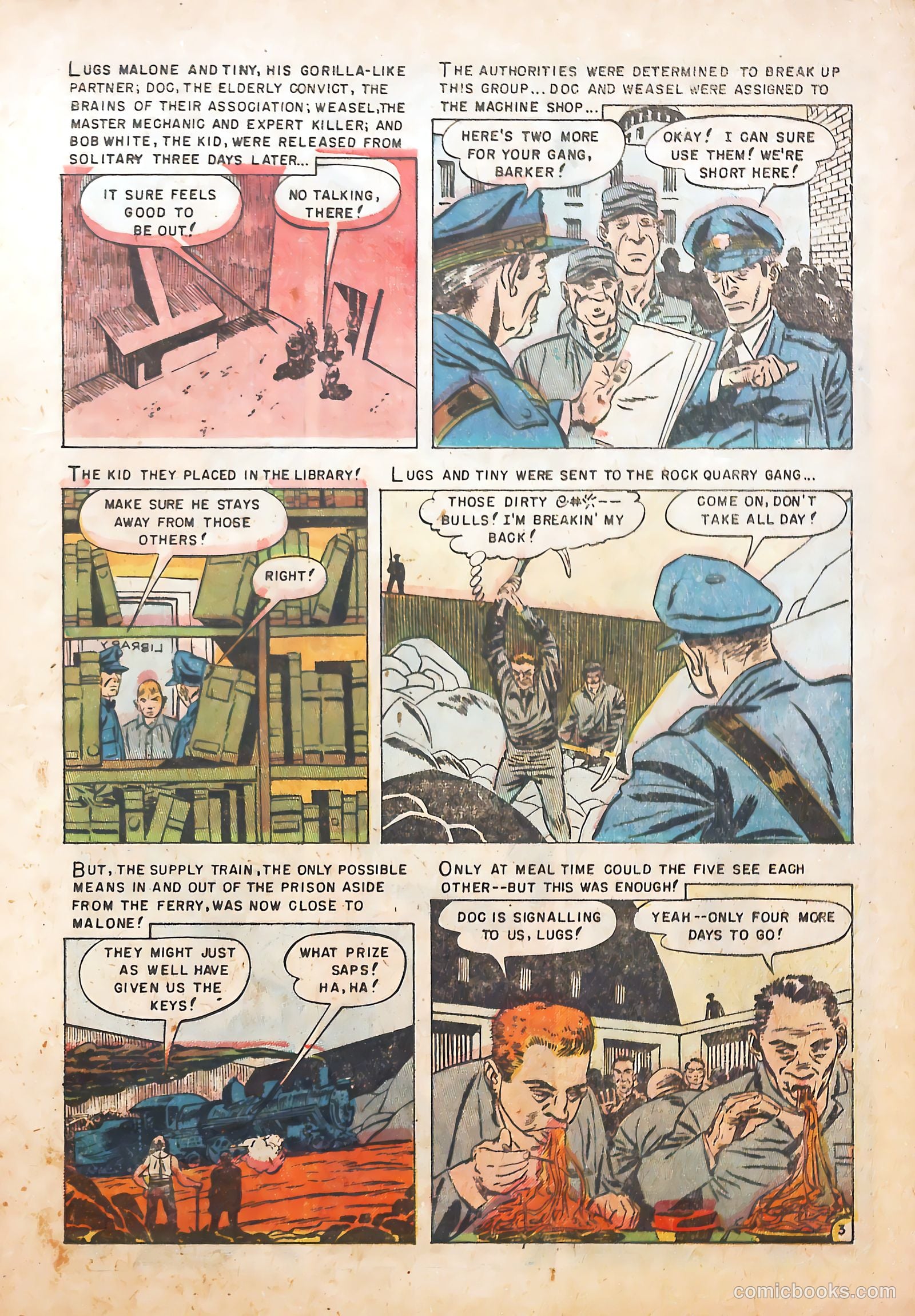 Prison Break! #5 (1952) — page 5 of 36