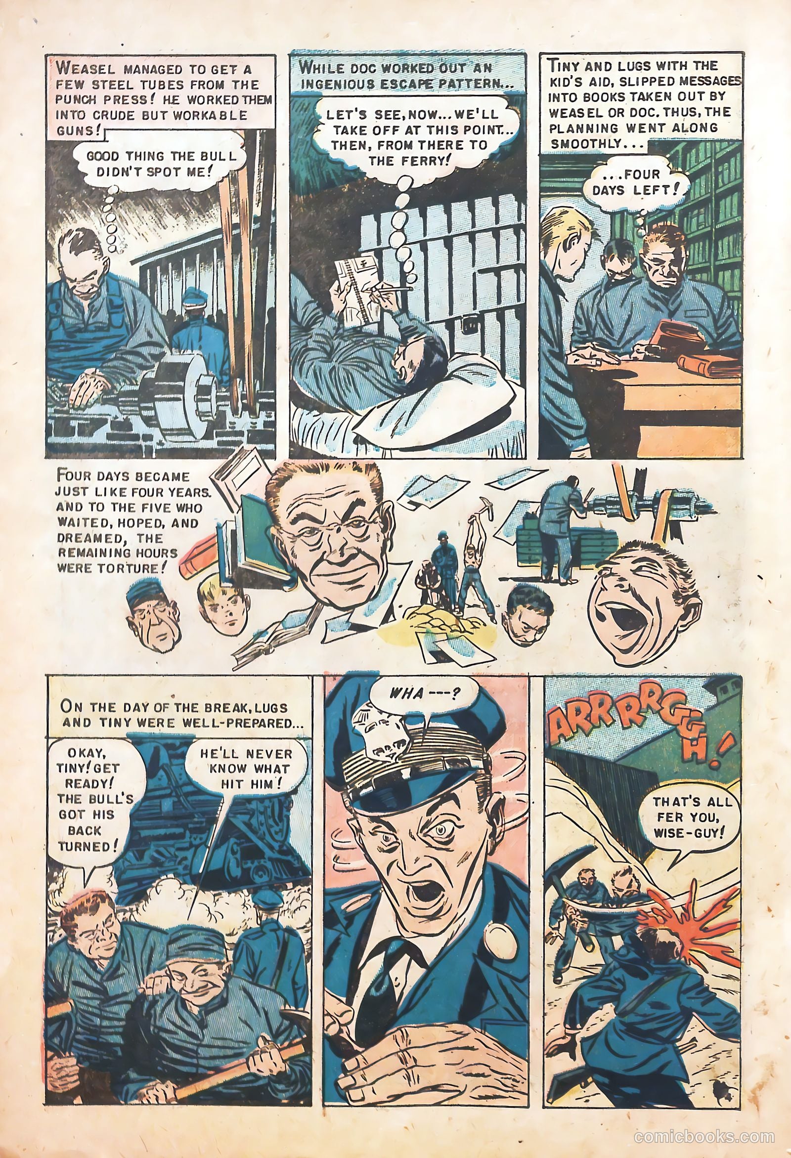 Prison Break! #5 (1952) — page 6 of 36