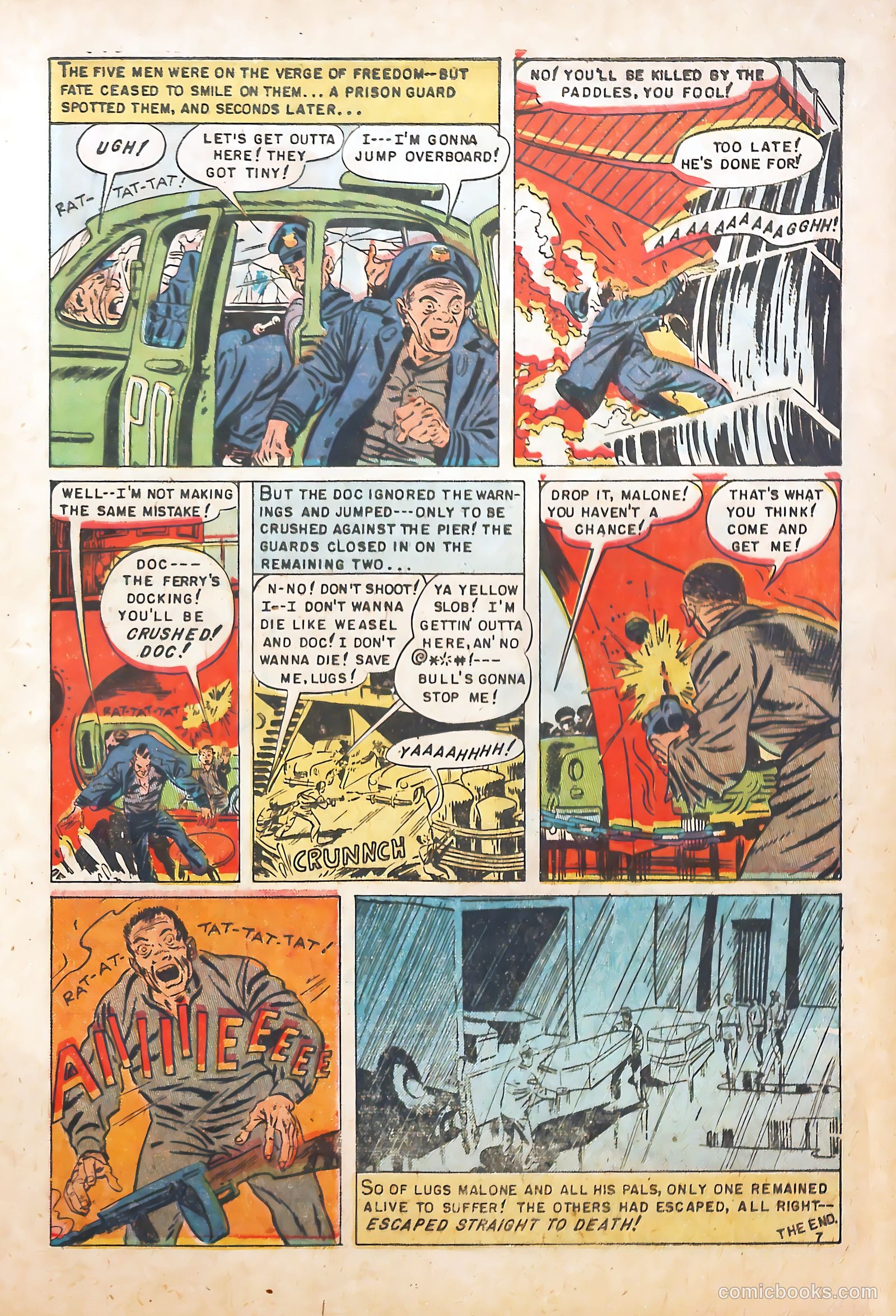 Prison Break! #5 (1952) — page 9 of 36