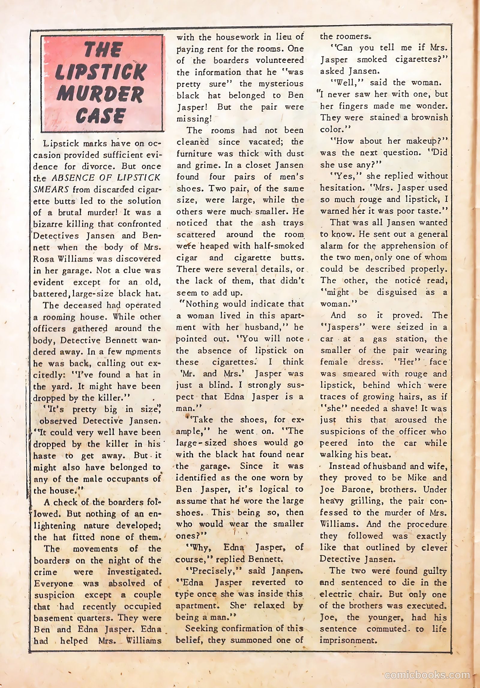 Prison Break! #5 (1952) — page 26 of 36