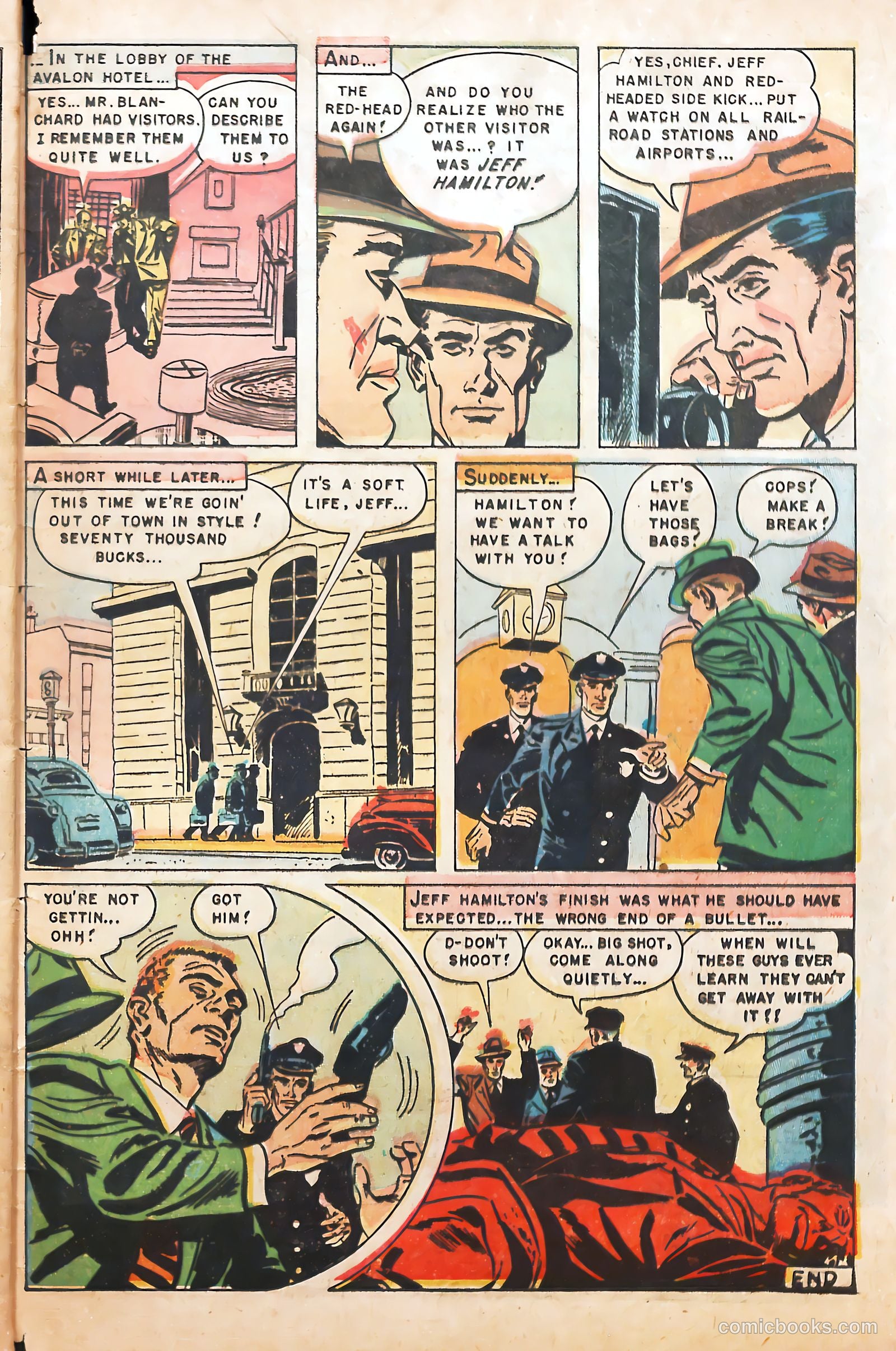Prison Break! #5 (1952) — page 33 of 36