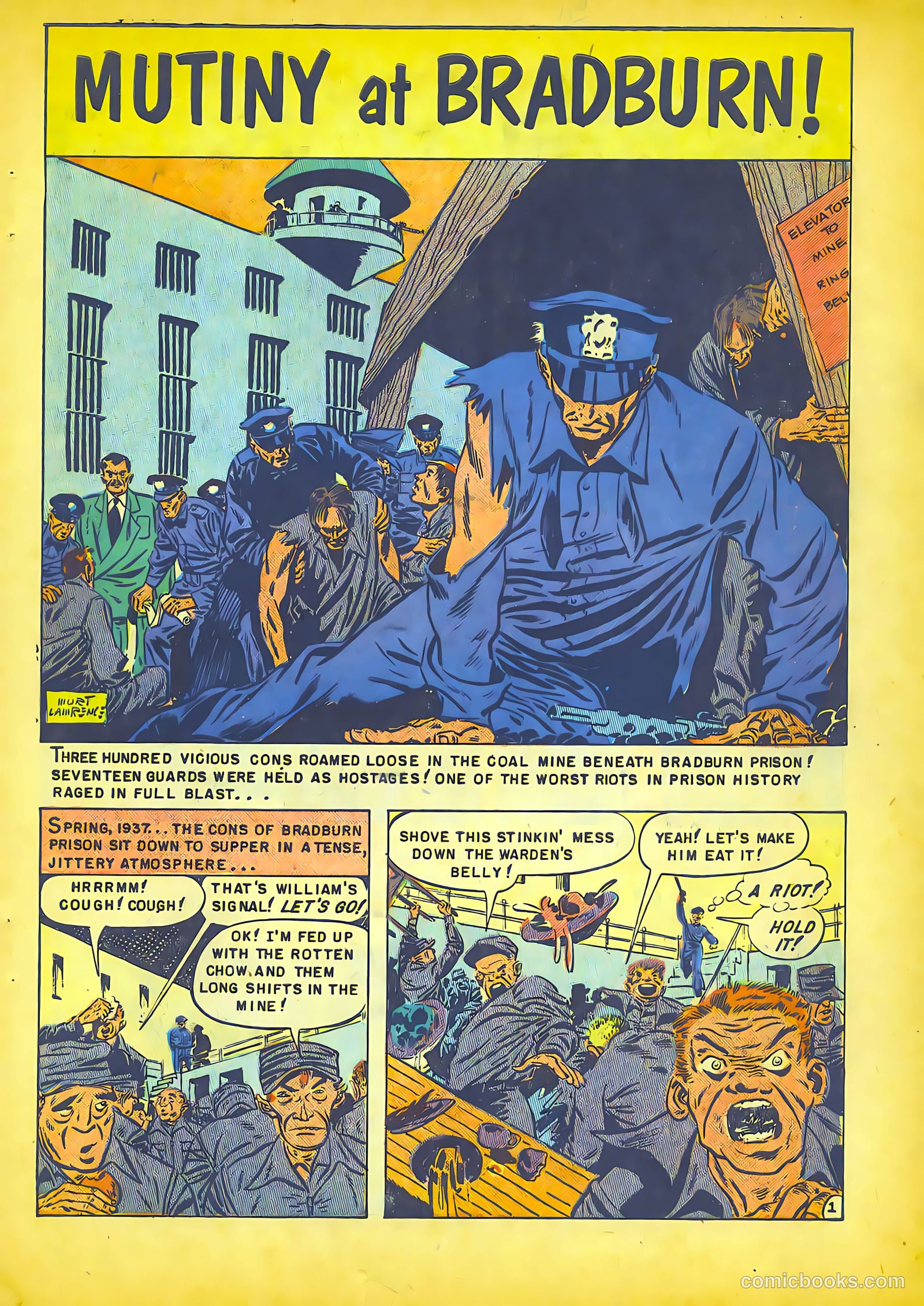 Prison Riot #1 (1952) — page 3 of 36