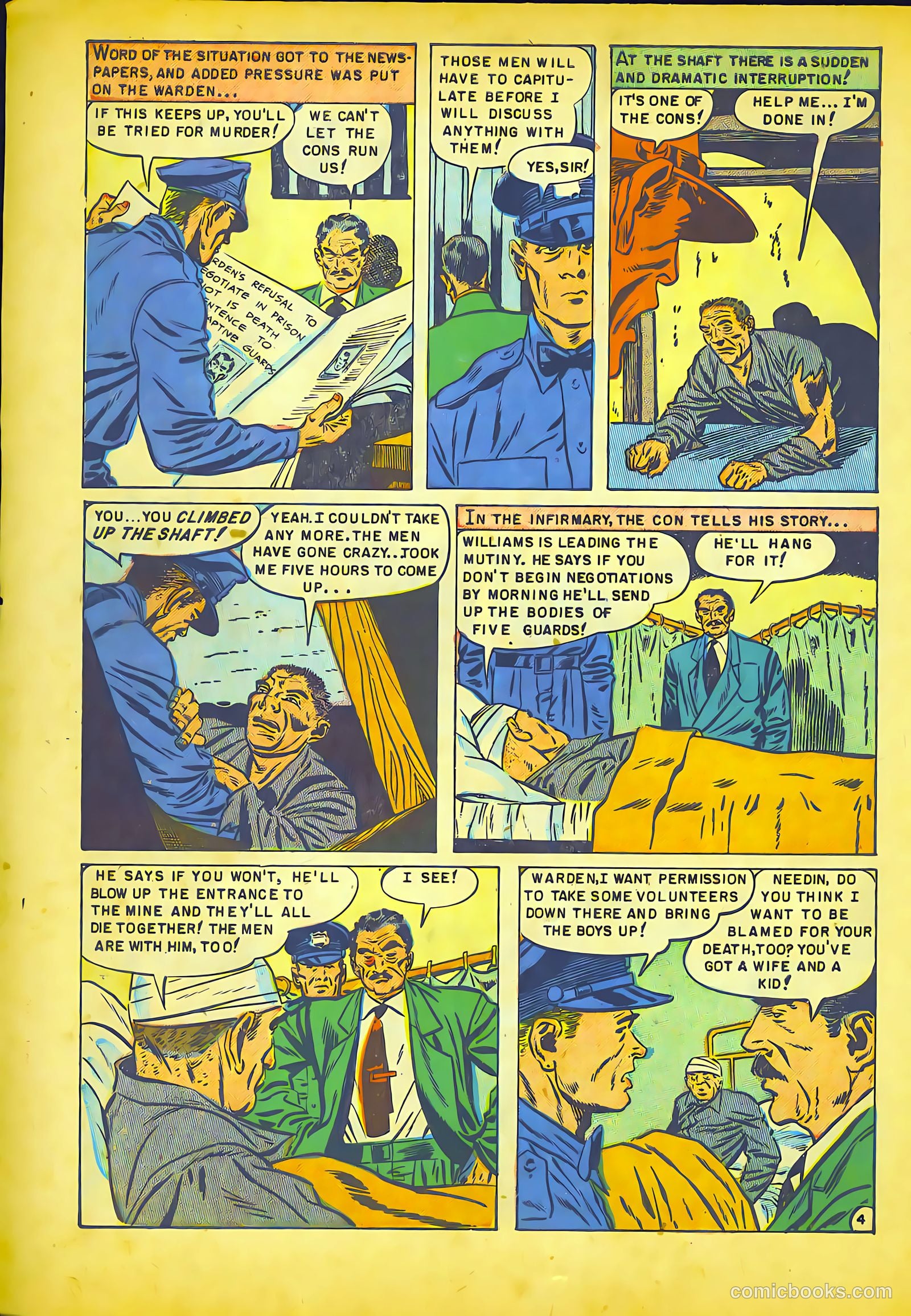 Prison Riot #1 (1952) — page 6 of 36