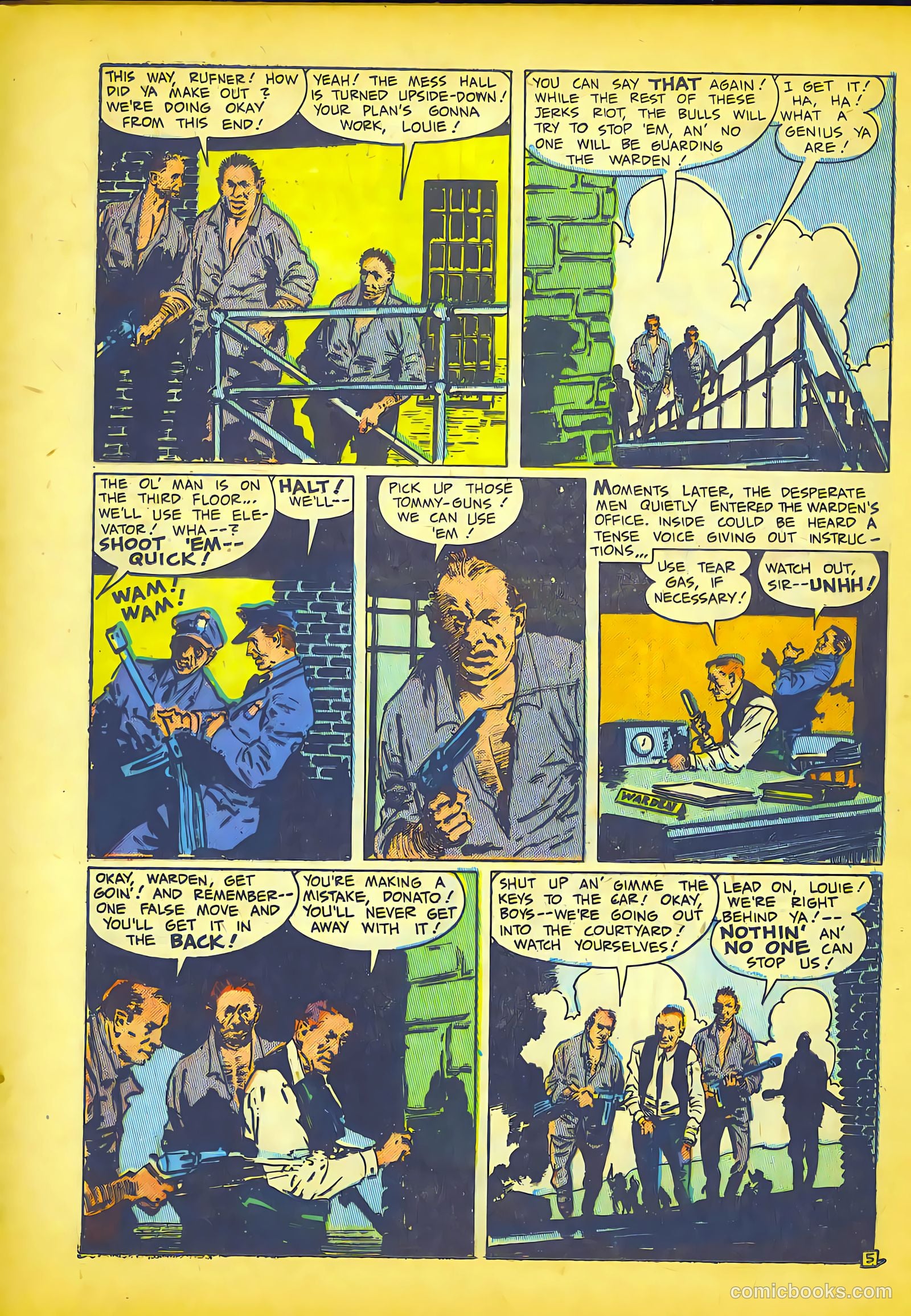 Prison Riot #1 (1952) — page 24 of 36