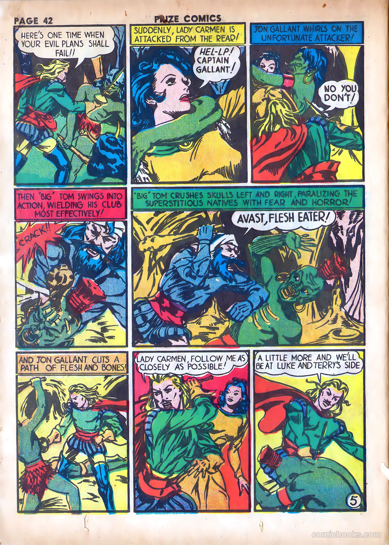 Prize Comics Western #9 (1952) — page 40 of 64