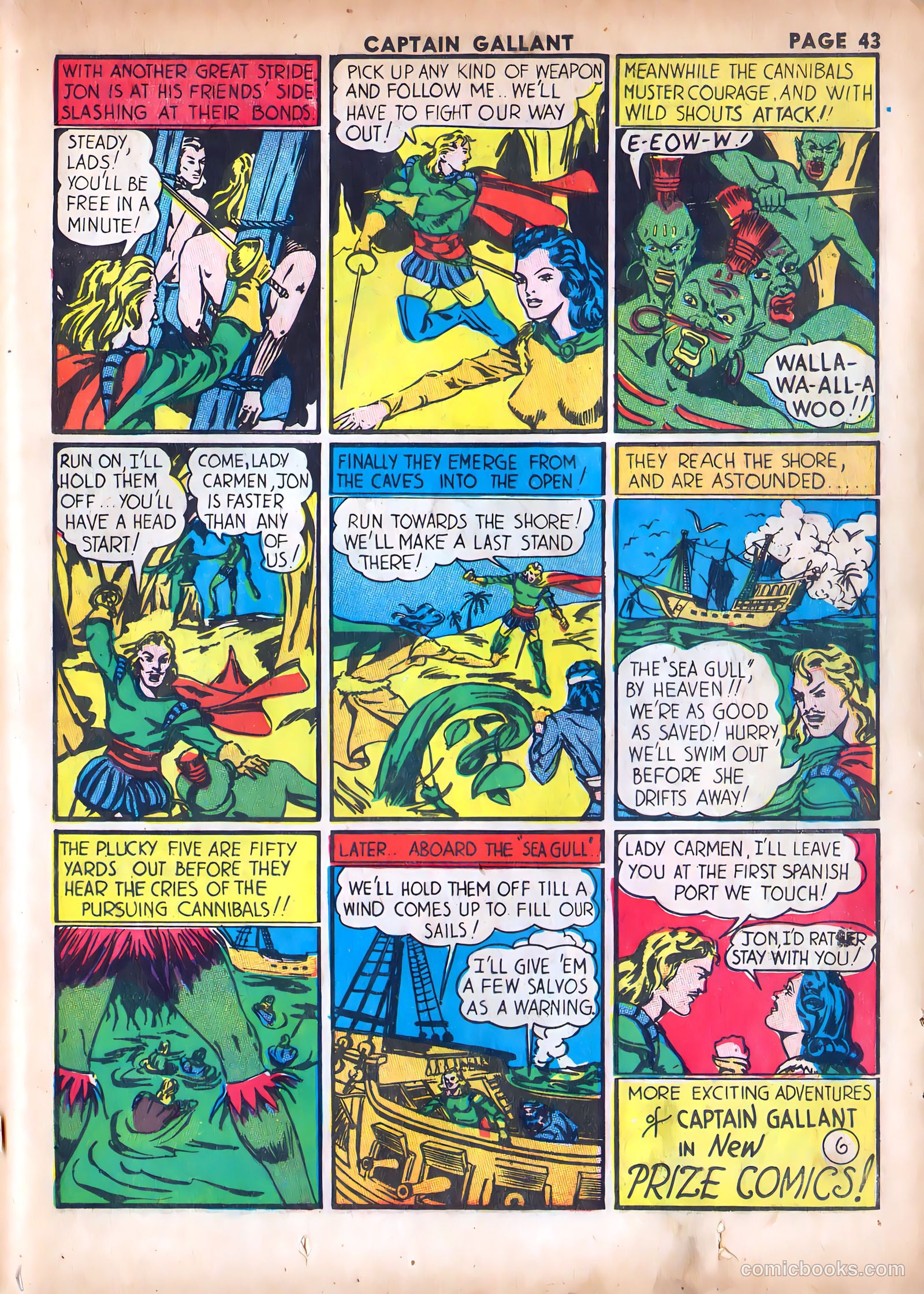Prize Comics Western #9 (1952) — page 41 of 64