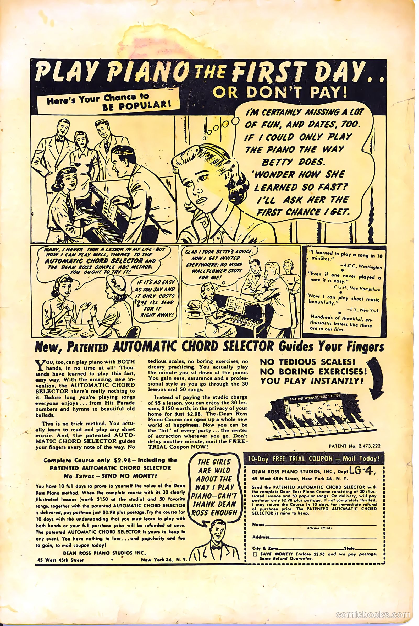 Prize Mystery #1 (1955) — page 36 of 36