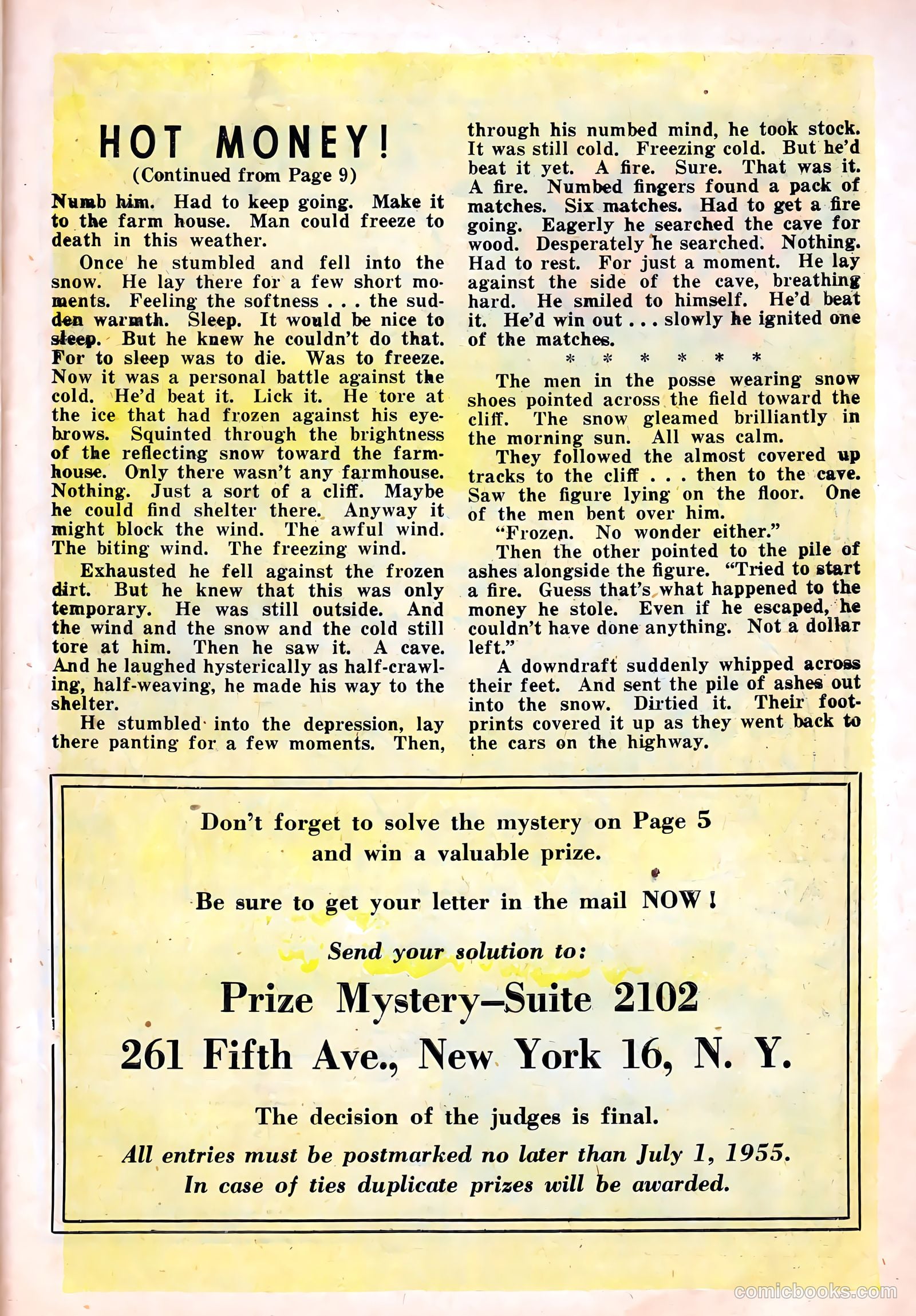 Prize Mystery #2 (1955) — page 28 of 37