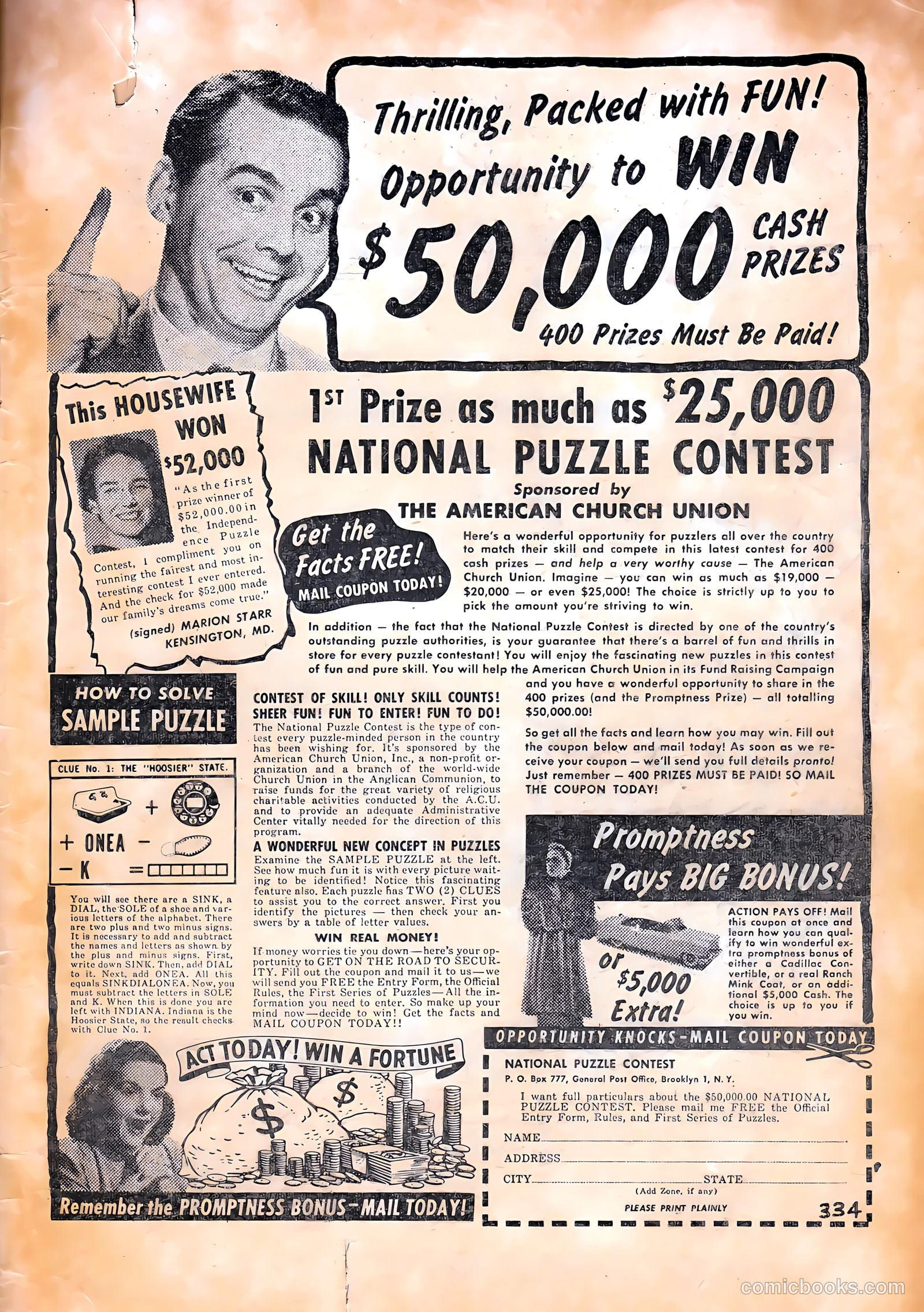 Prize Mystery #3 (1955) — page 35 of 36